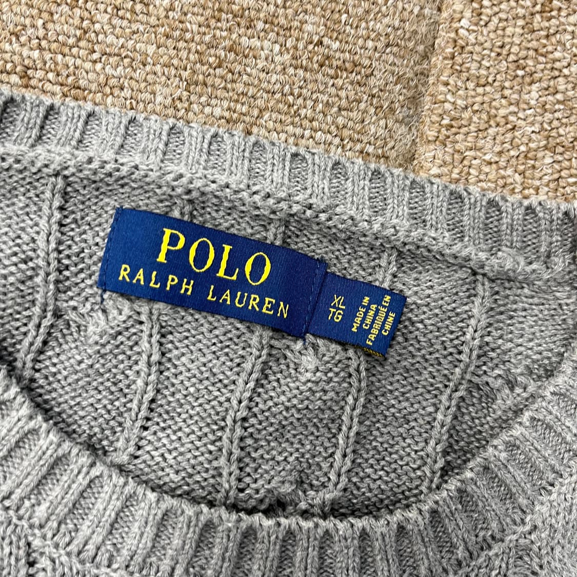 폴로 랄프로렌 꽈배기 니트 상품이미지4