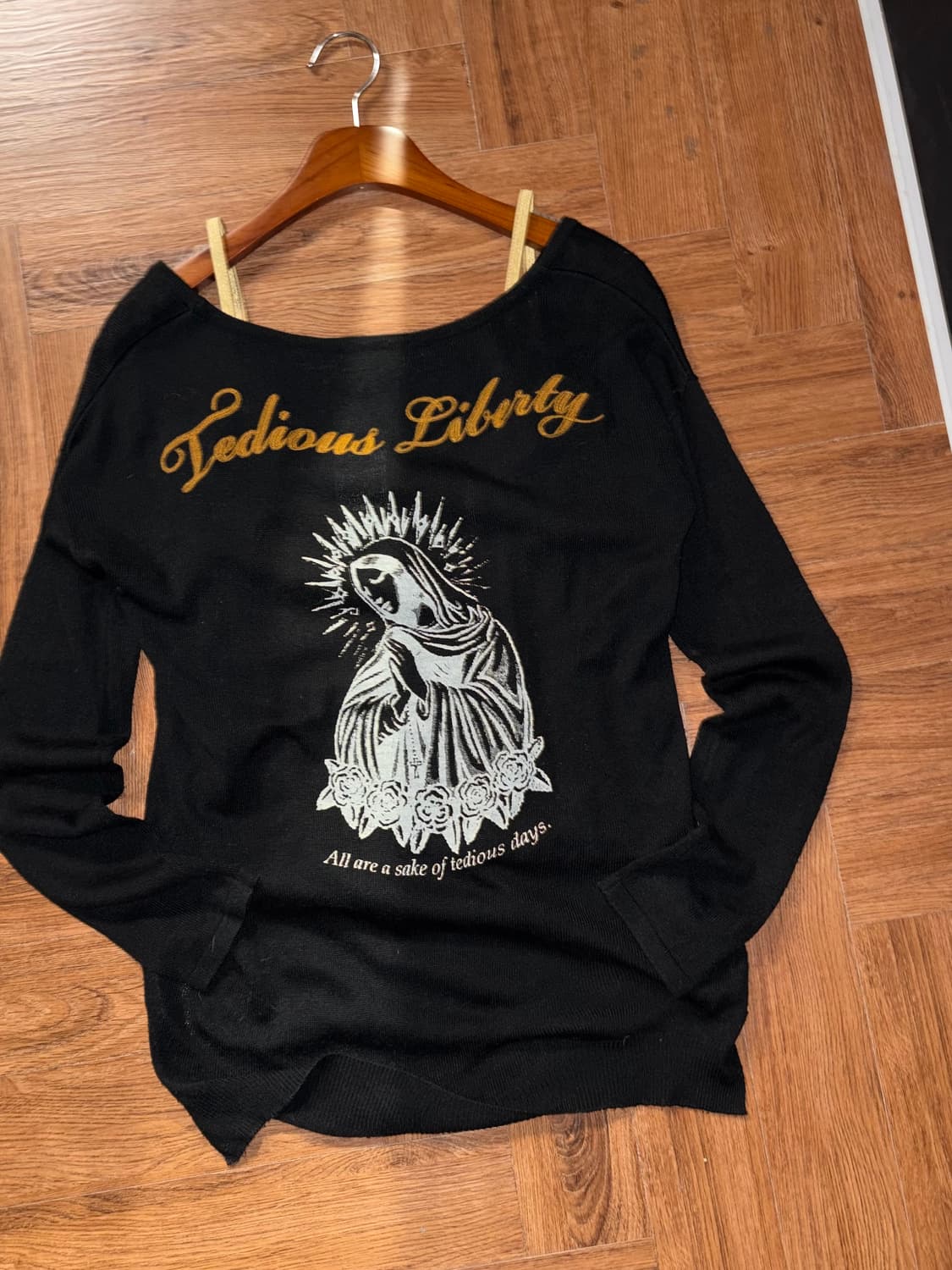 일본빈티지 성모마리아 니트 상품이미지1