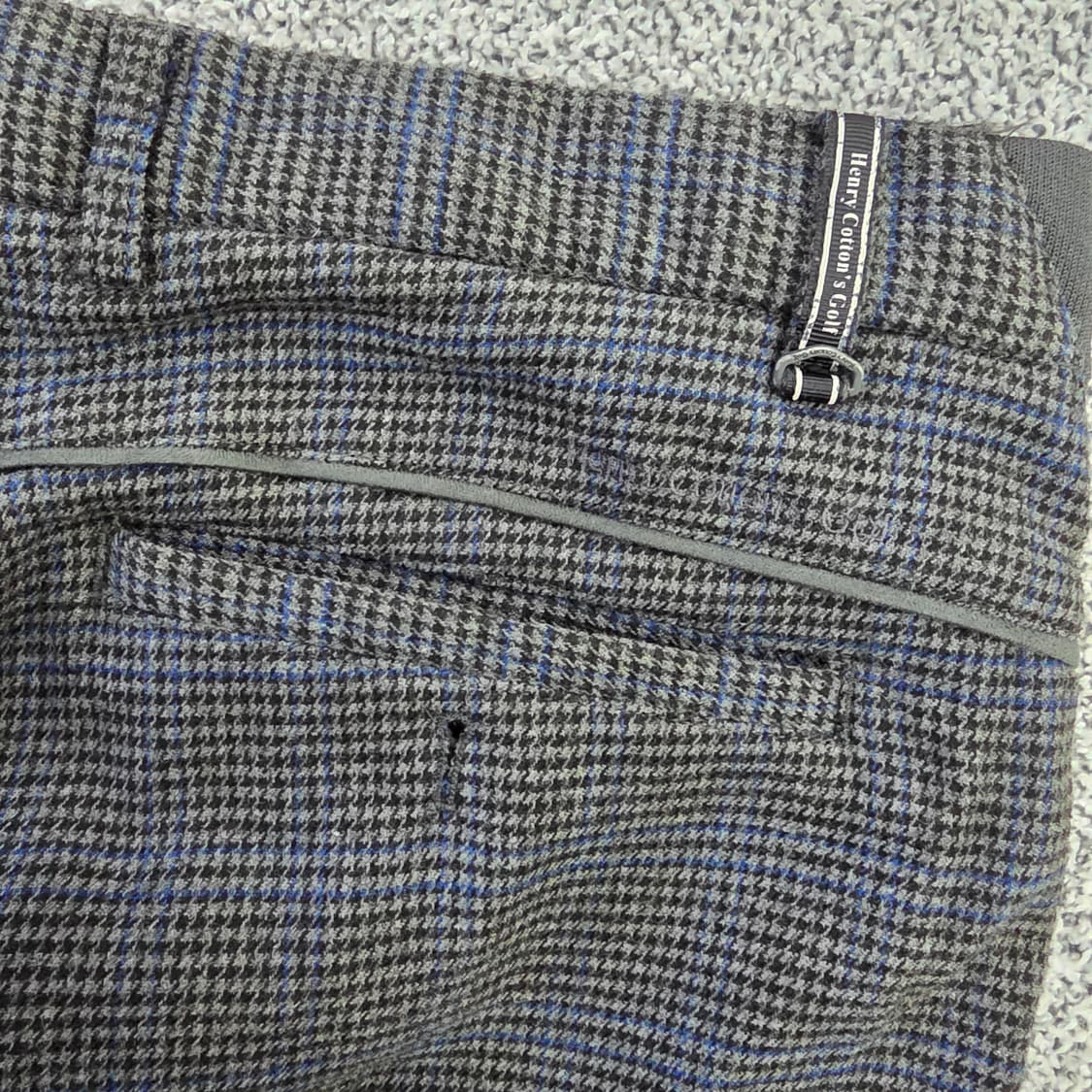 [실측확인] 헨리코튼 남성 골프 하운드투스체크 코튼바지 0119J 상품이미지6