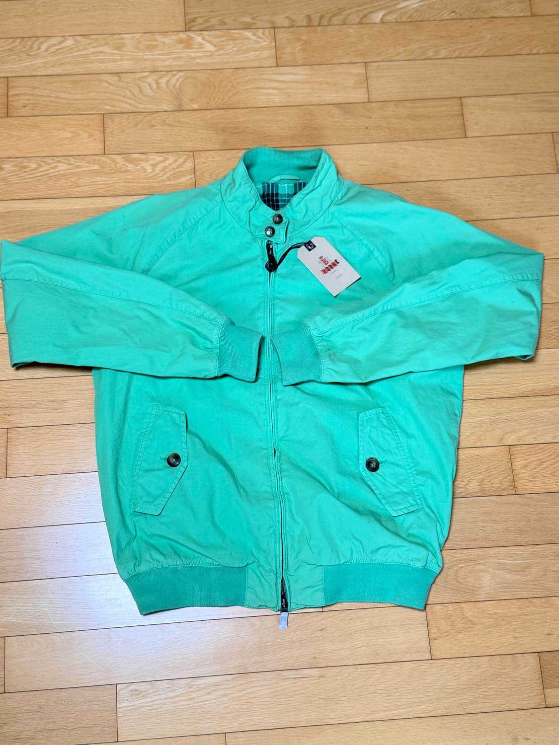 바라쿠타 해링턴 자켓 민트 상품이미지3