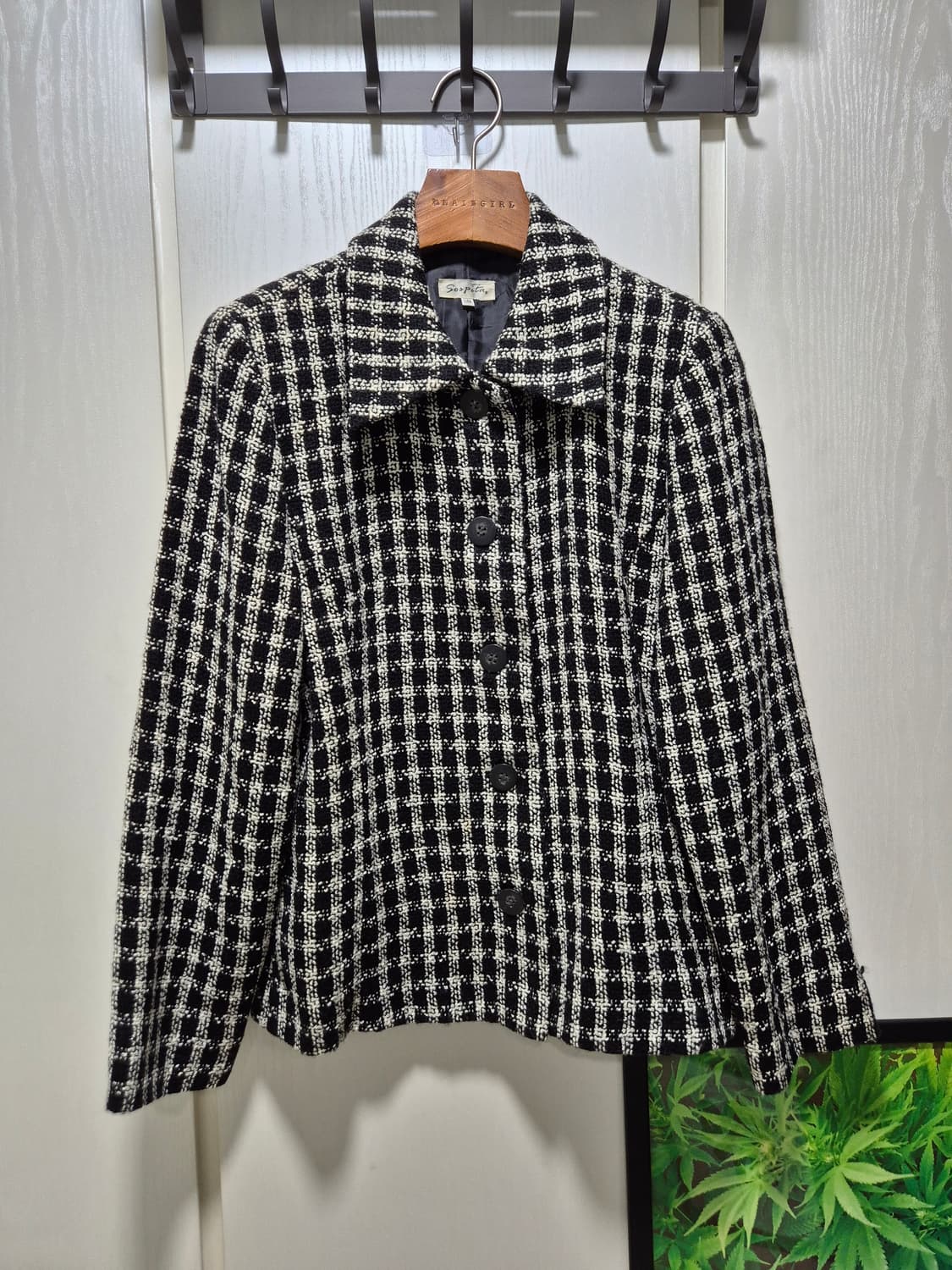 (세일)JPN 빈티지. 트위드 자켓 스커트 세트 상품이미지2