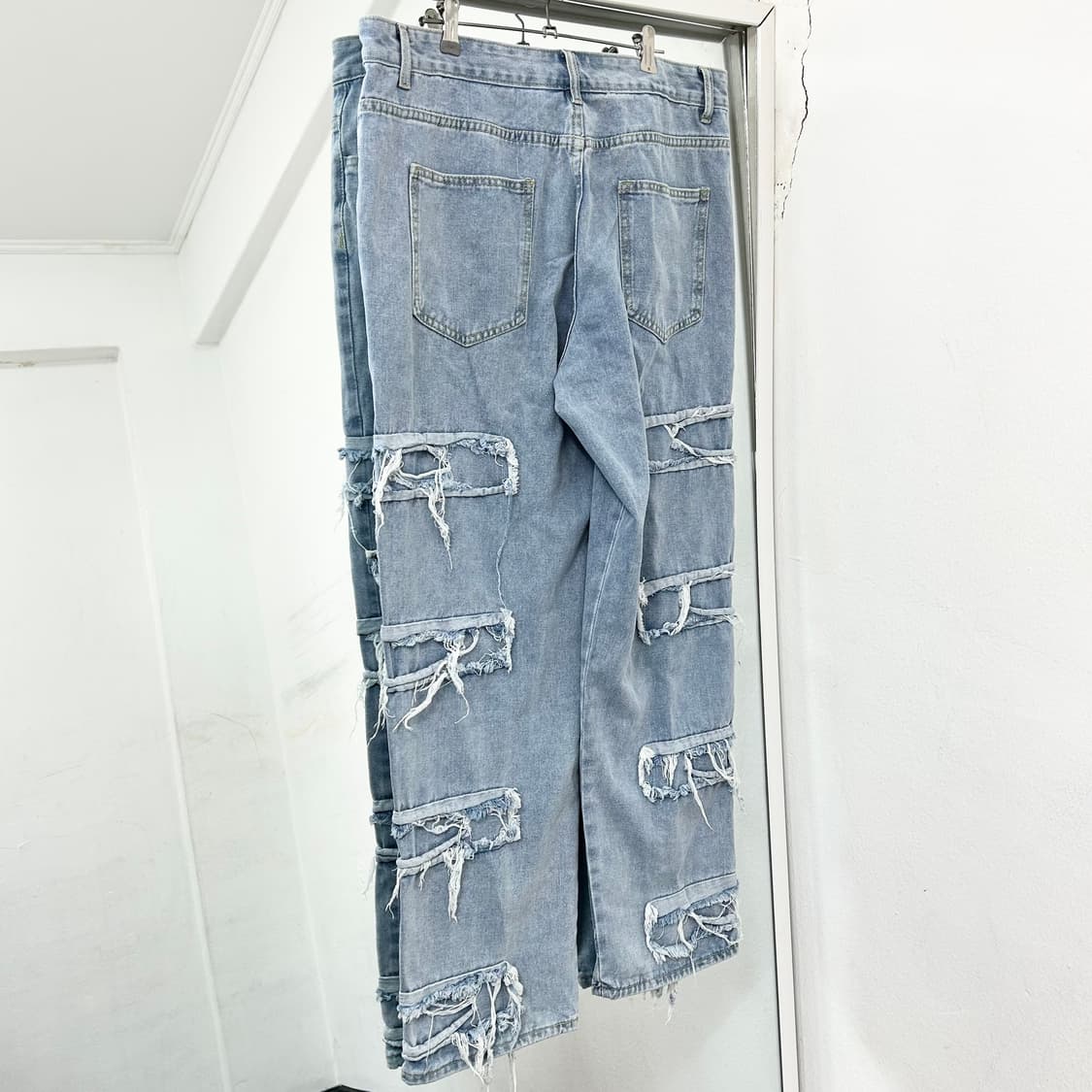 그런치 패치워크 데님 팬츠 상품이미지5