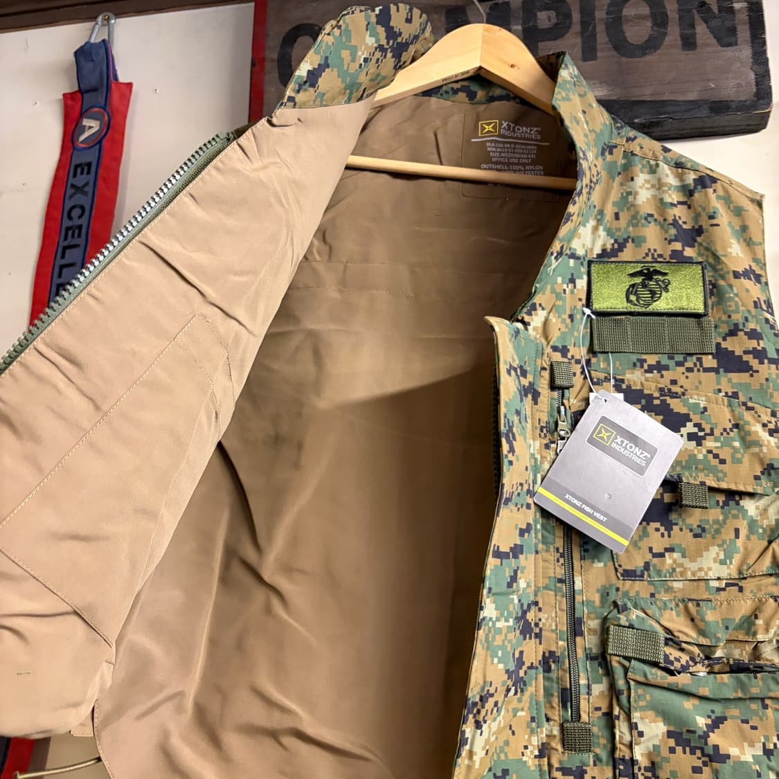 엑스톤즈 USMC MARPAT 택티컬 베스트 새상품 사이즈 선택 상품이미지4