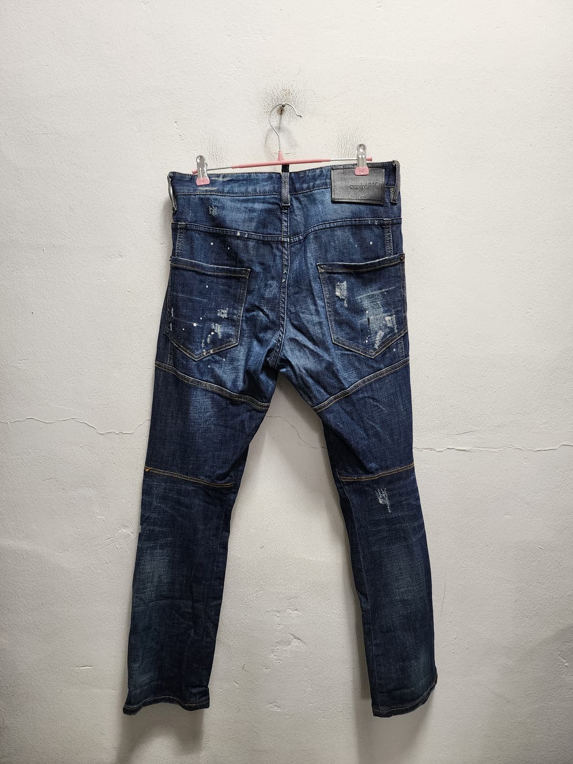 디스퀘어드2 가죽패치 데님 상품이미지2