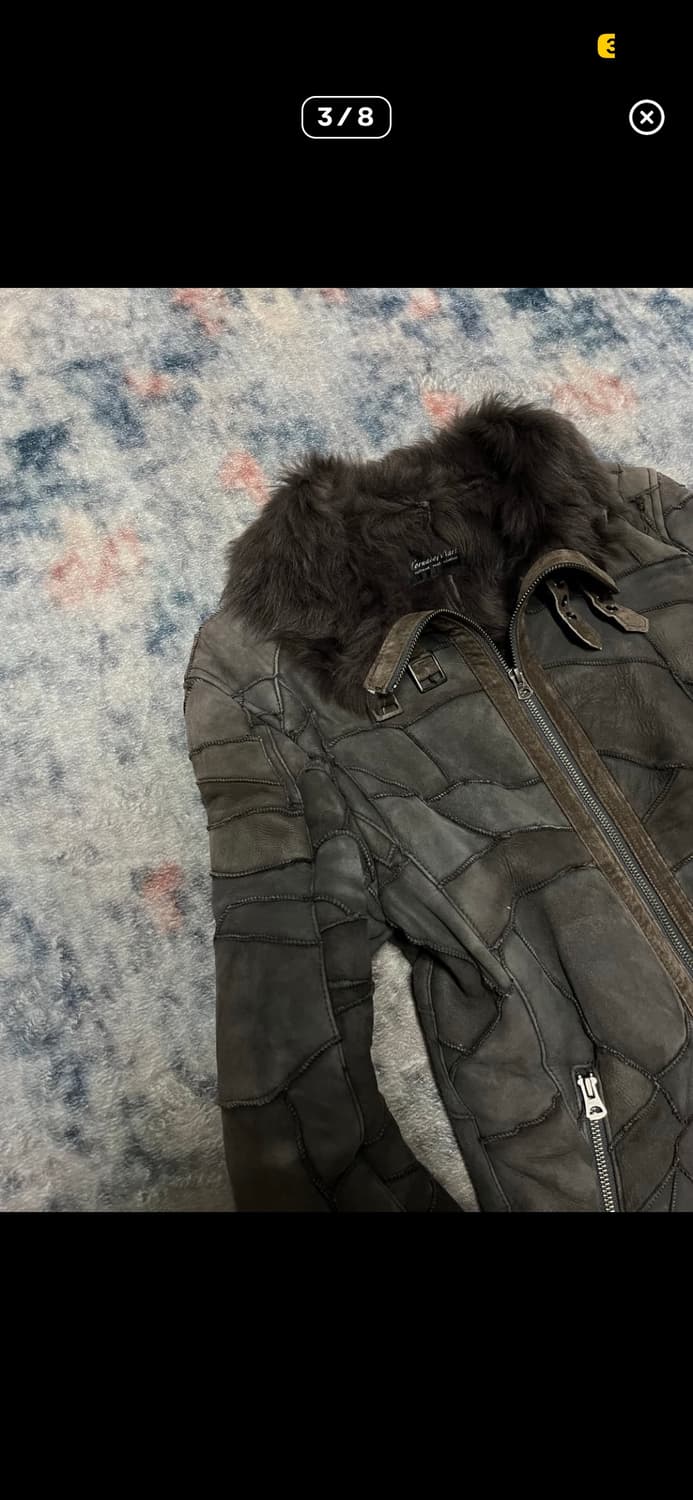 Tornadomart 00s patchwork trimming fur 상품이미지3