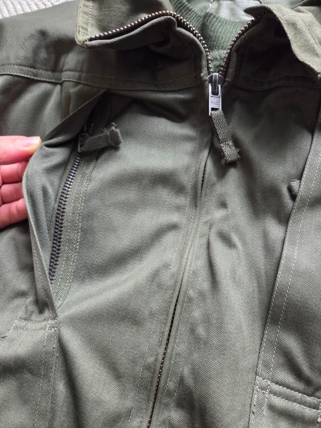 2008 OG 프랑스 공군 플라이트 자켓 LARGE
 상품이미지9