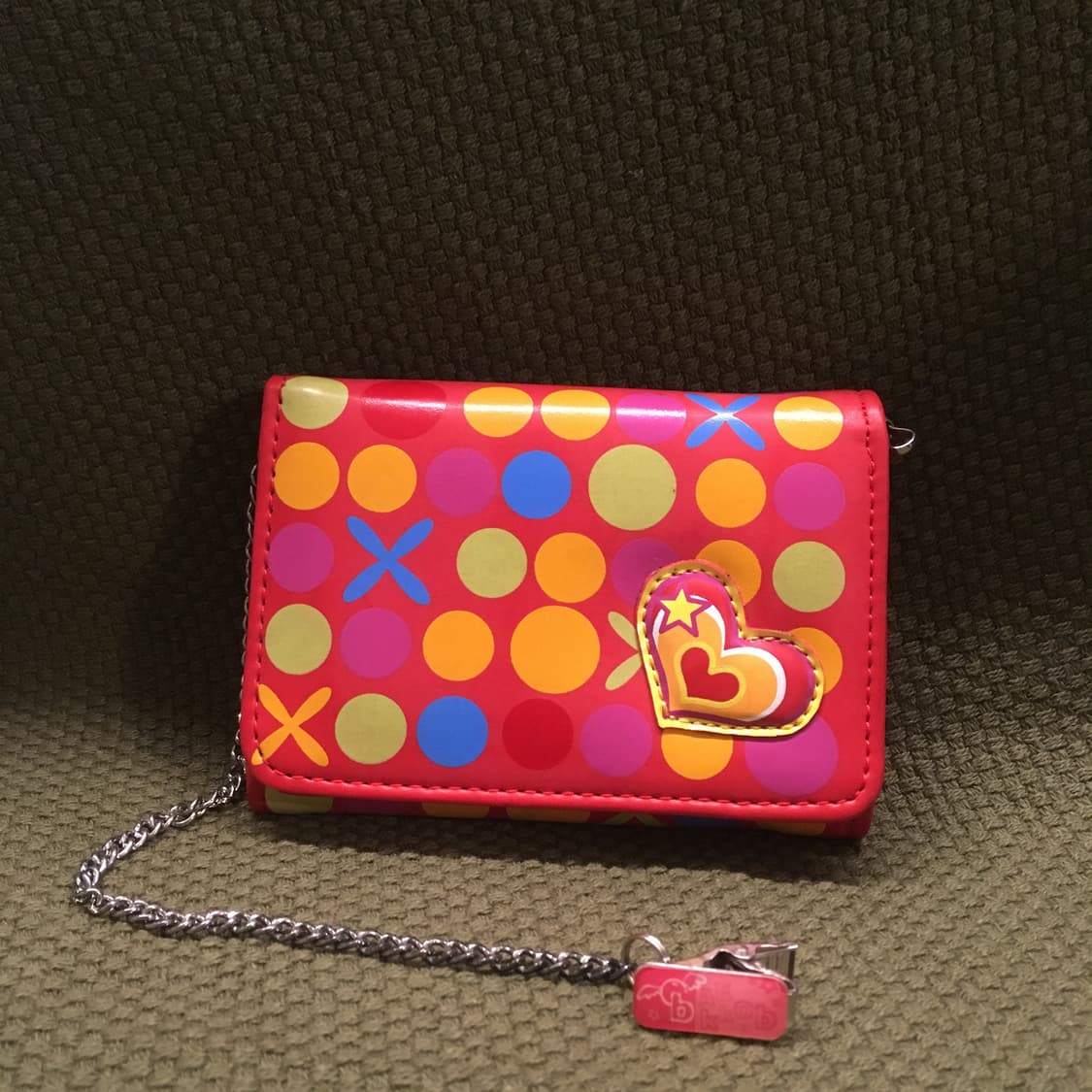 [고전문구] 빈티지 y2k 키치 레드 지갑 상품이미지1