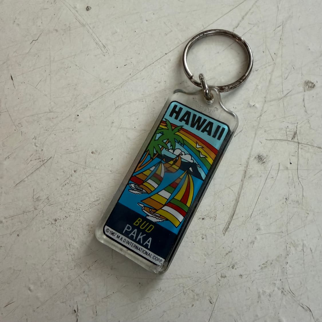 80s-90s USA OG 빈티지 아크릴 키링 OS 상품이미지2