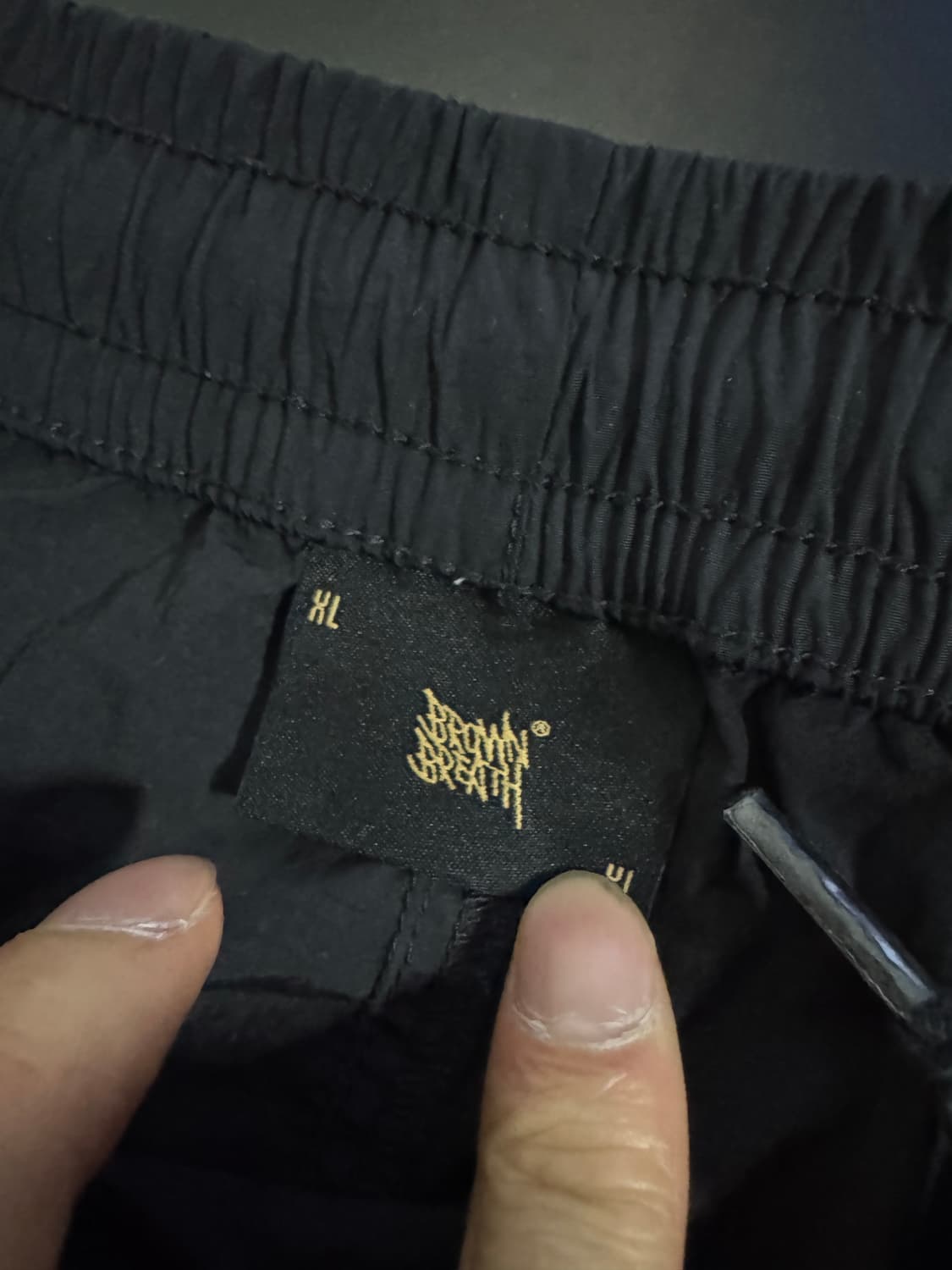 브라운브레스 나일론 밴딩 반바지 XL 블랙 상품이미지3