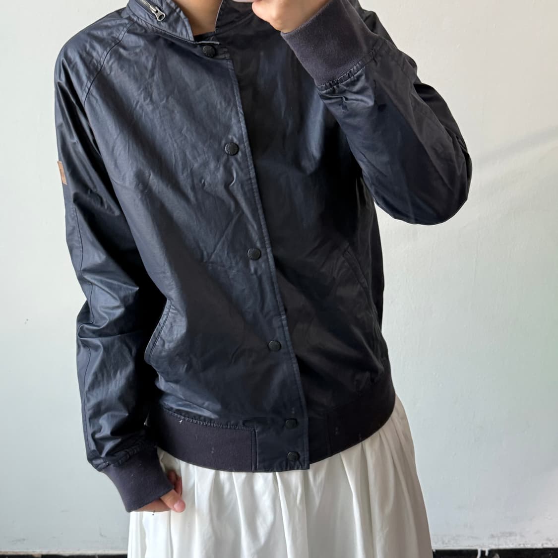 [L] 노스페이스 코팅 블루종 자켓 상품이미지1