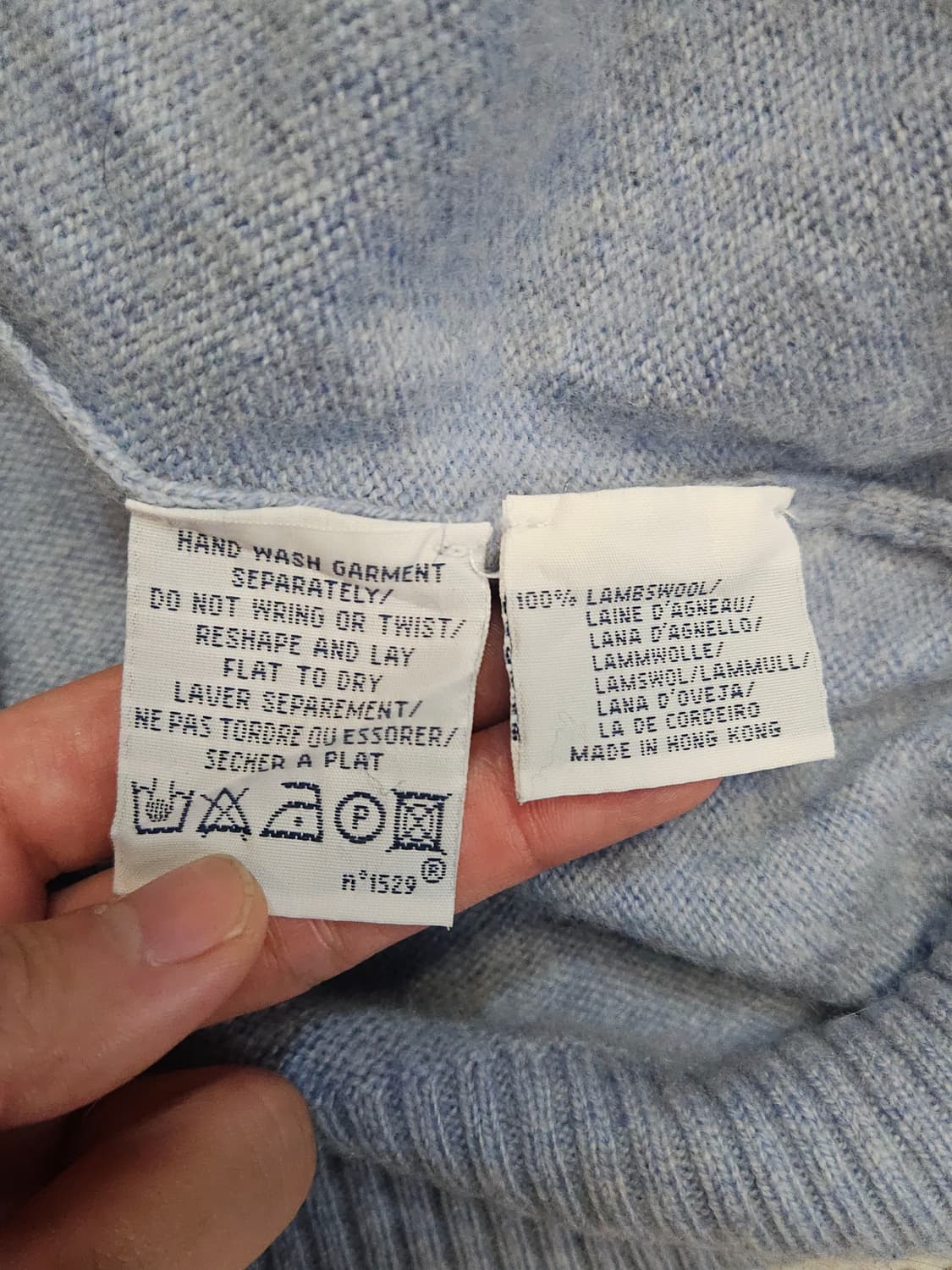 폴로 랄프로렌 램스울 브이넥 니트 상품이미지6