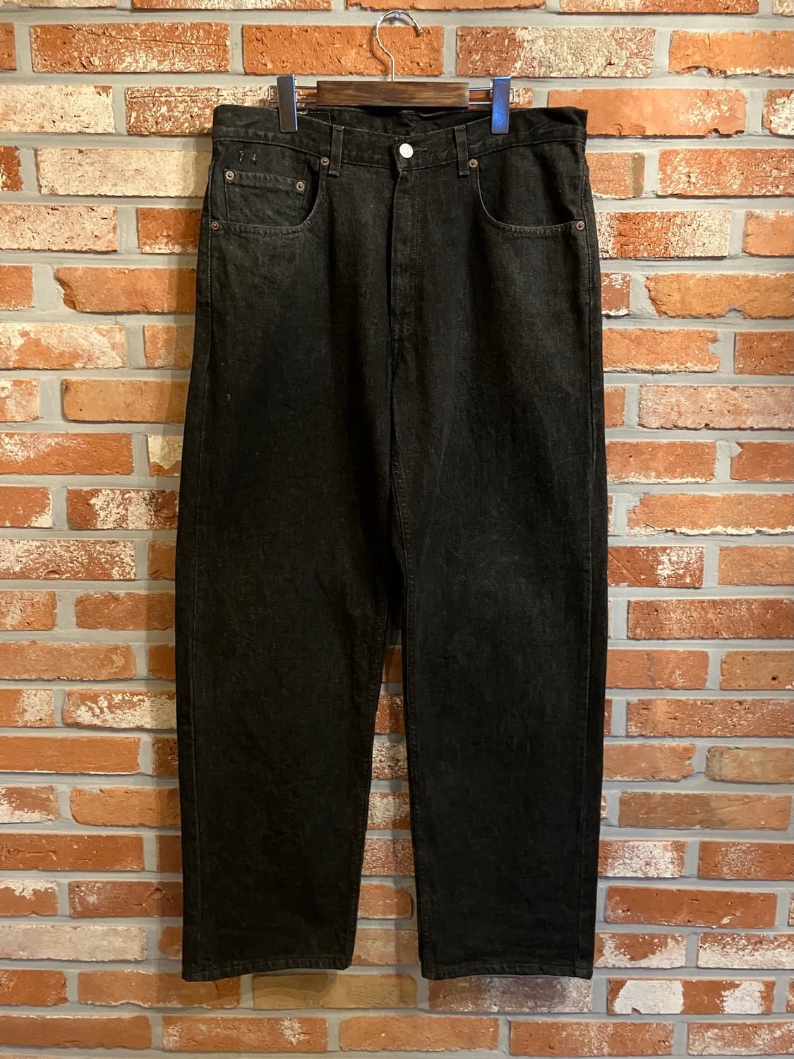 빈티지 리바이스 569 블랙진 흑청 데님 팬츠 상품이미지2