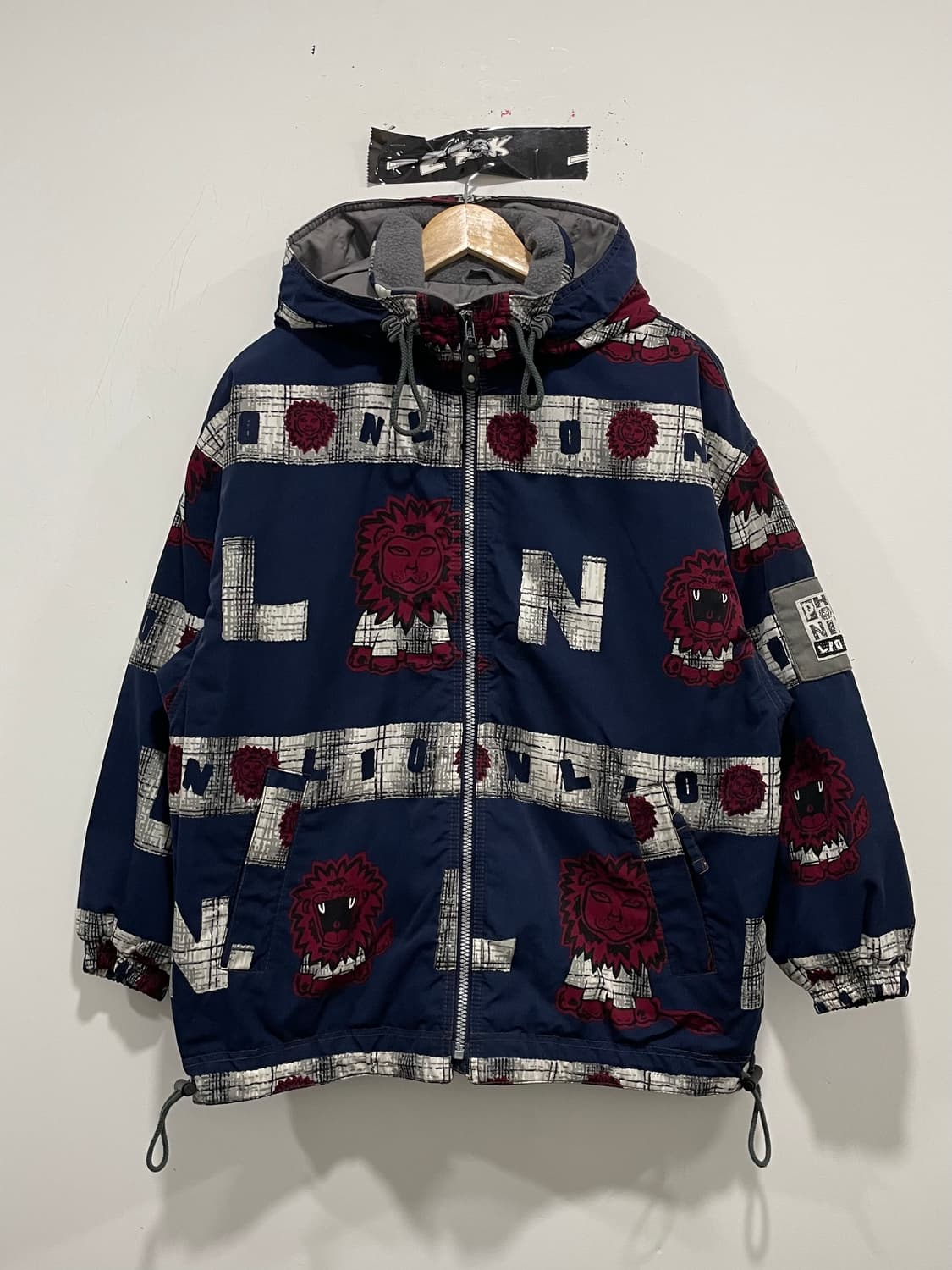 90‘s Phenix 피닉스 라이언 프린팅 윈드 브레이커 상품이미지3