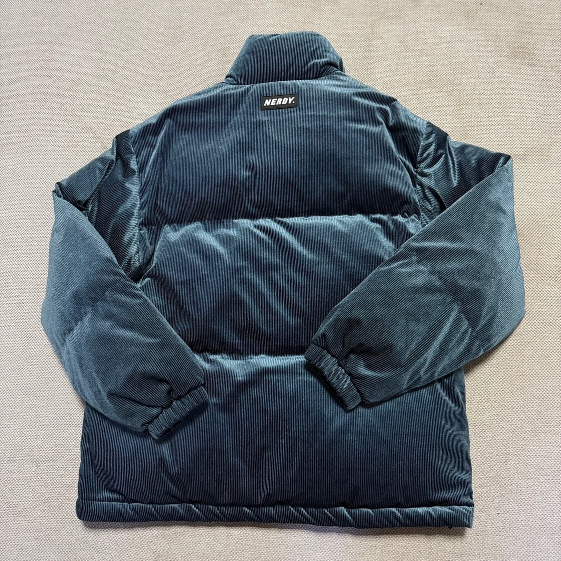 널디 코듀로이 덕다운 패딩 블랙 상품이미지6