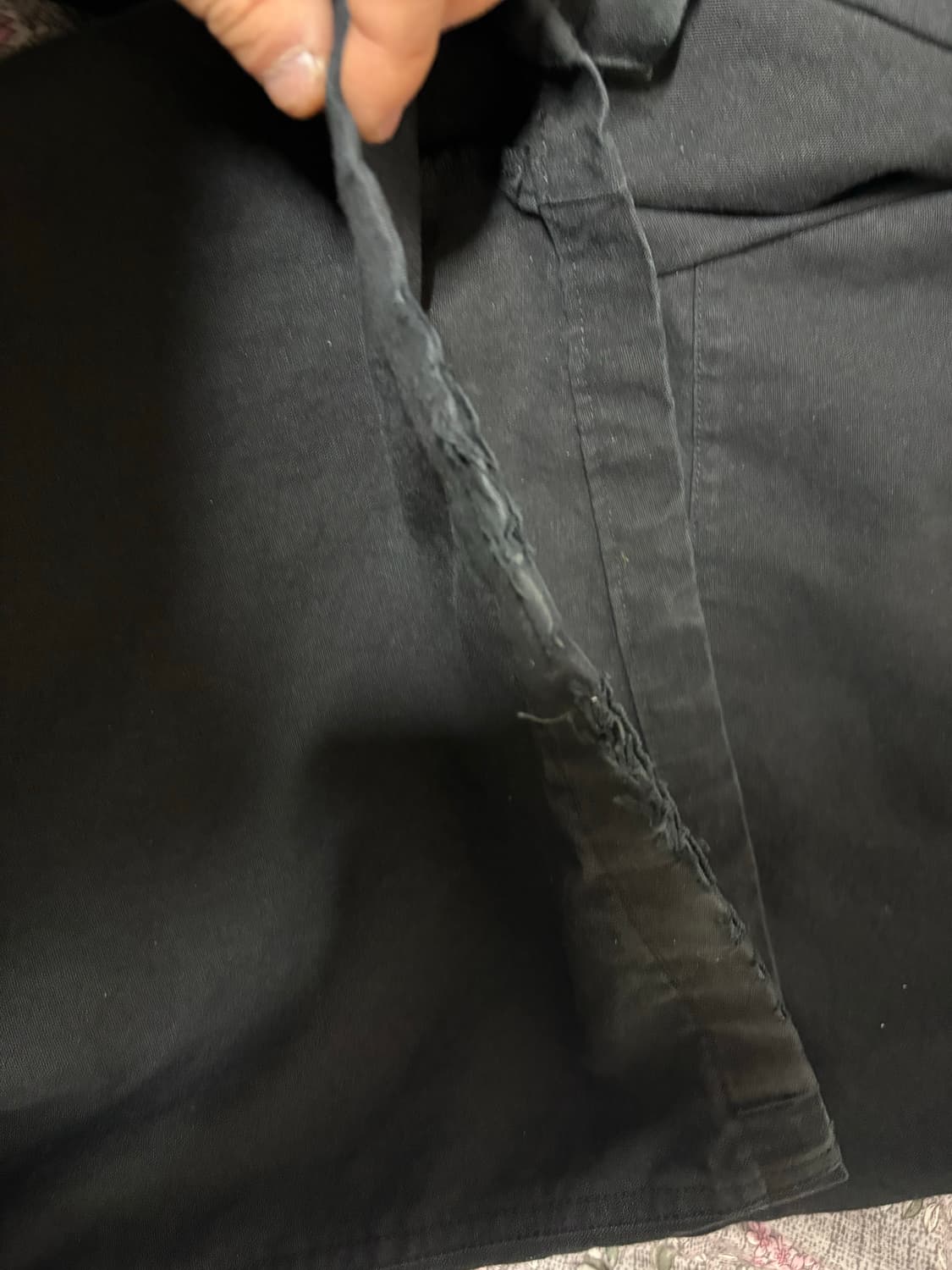 3) 폴리테루 페인터 파자마 블랙 판매해요. 상품이미지5