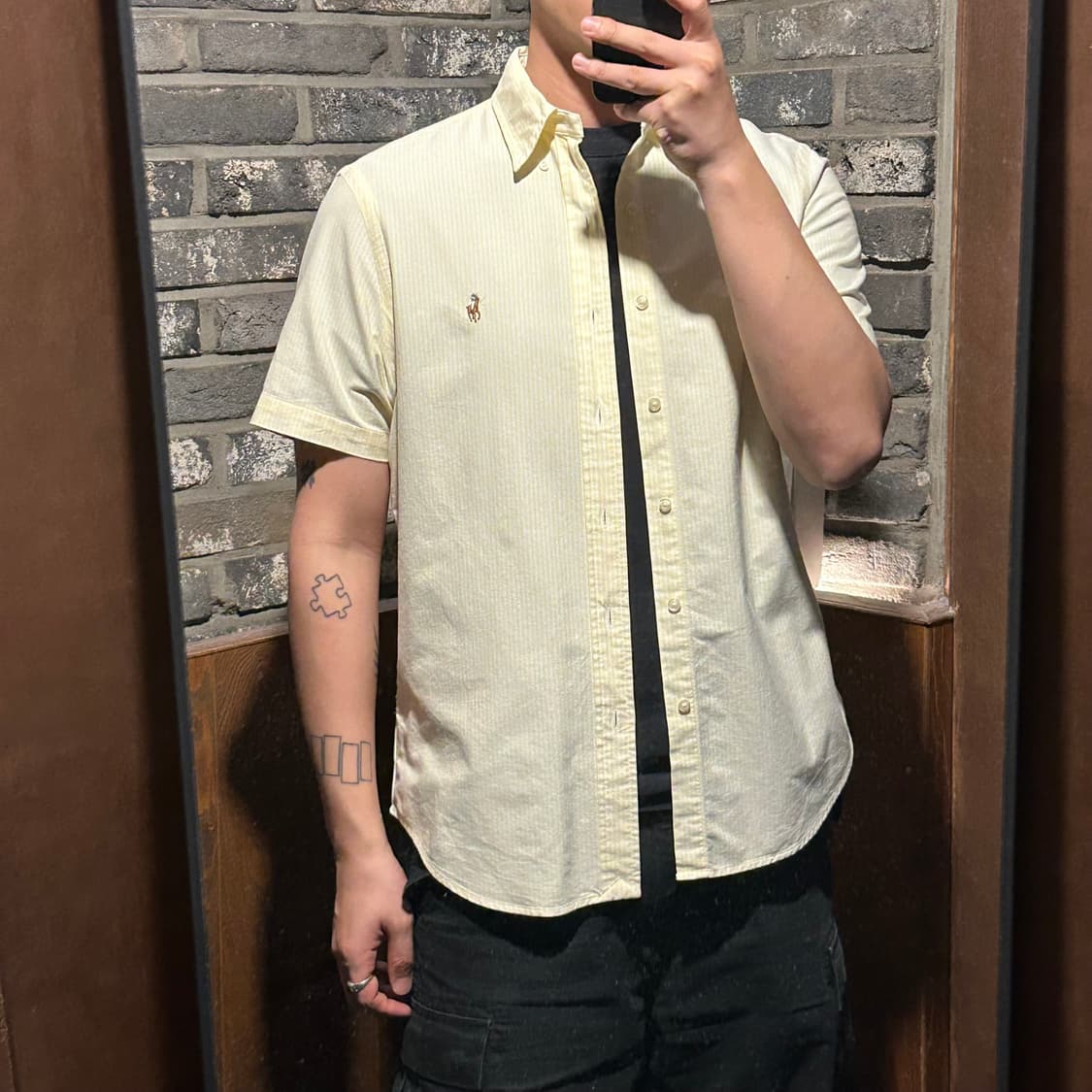 M) 폴로 랄프로렌 클래식핏 스트라이프 옥스포드 셔츠 상품이미지9