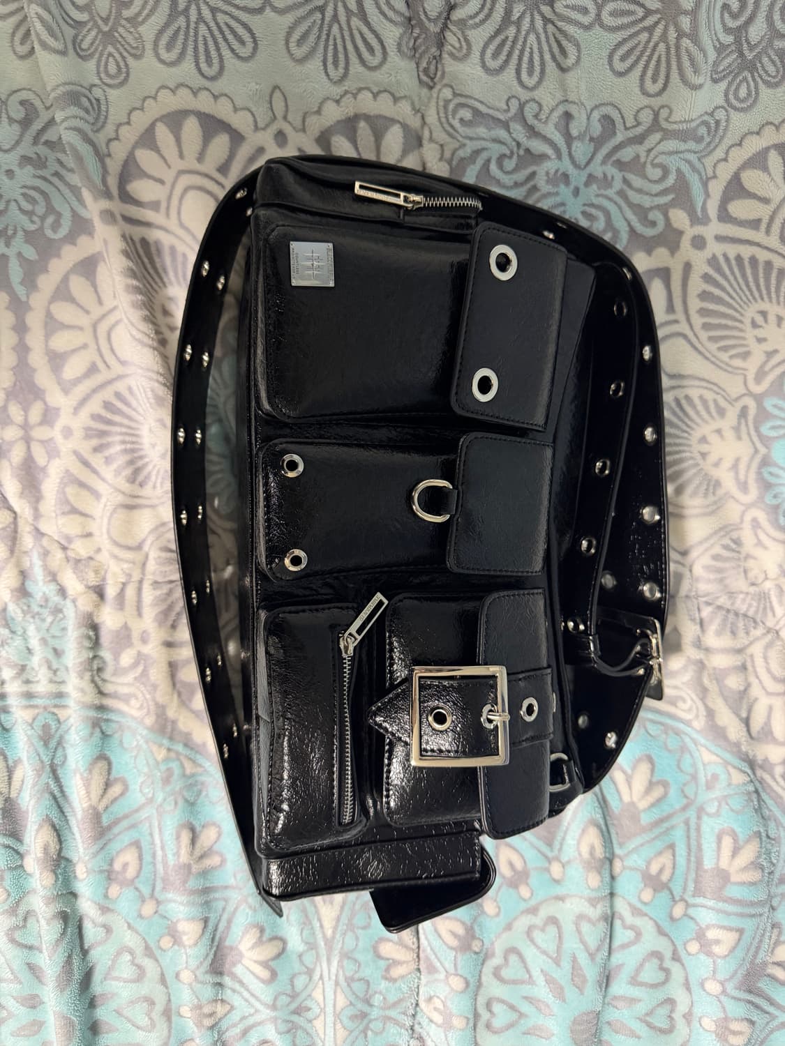 블랙퍼플 포트리스 fortress bag black 상품이미지1