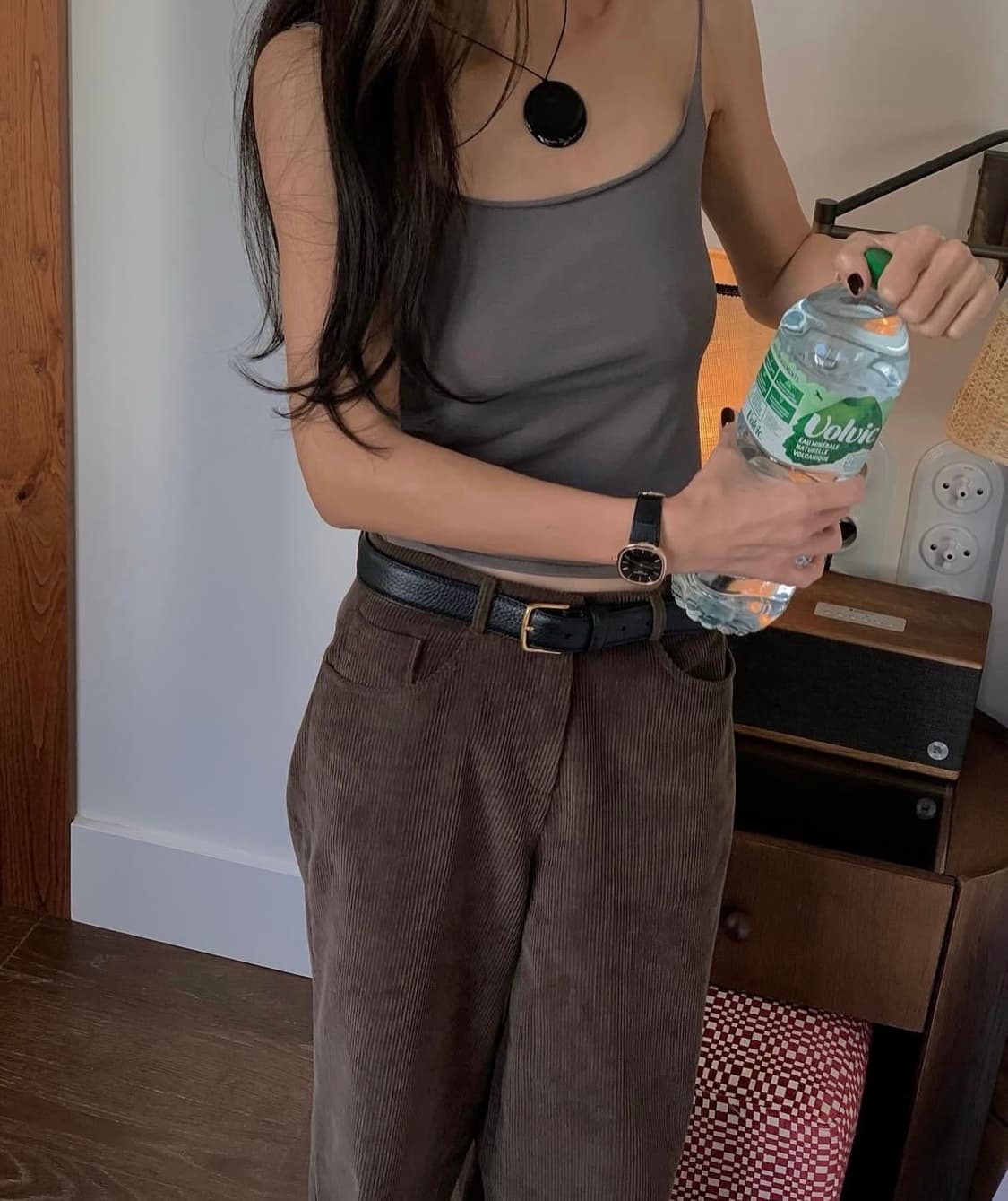 마지막) 마크들리 코듀로이 팬츠 브라운 상품이미지2