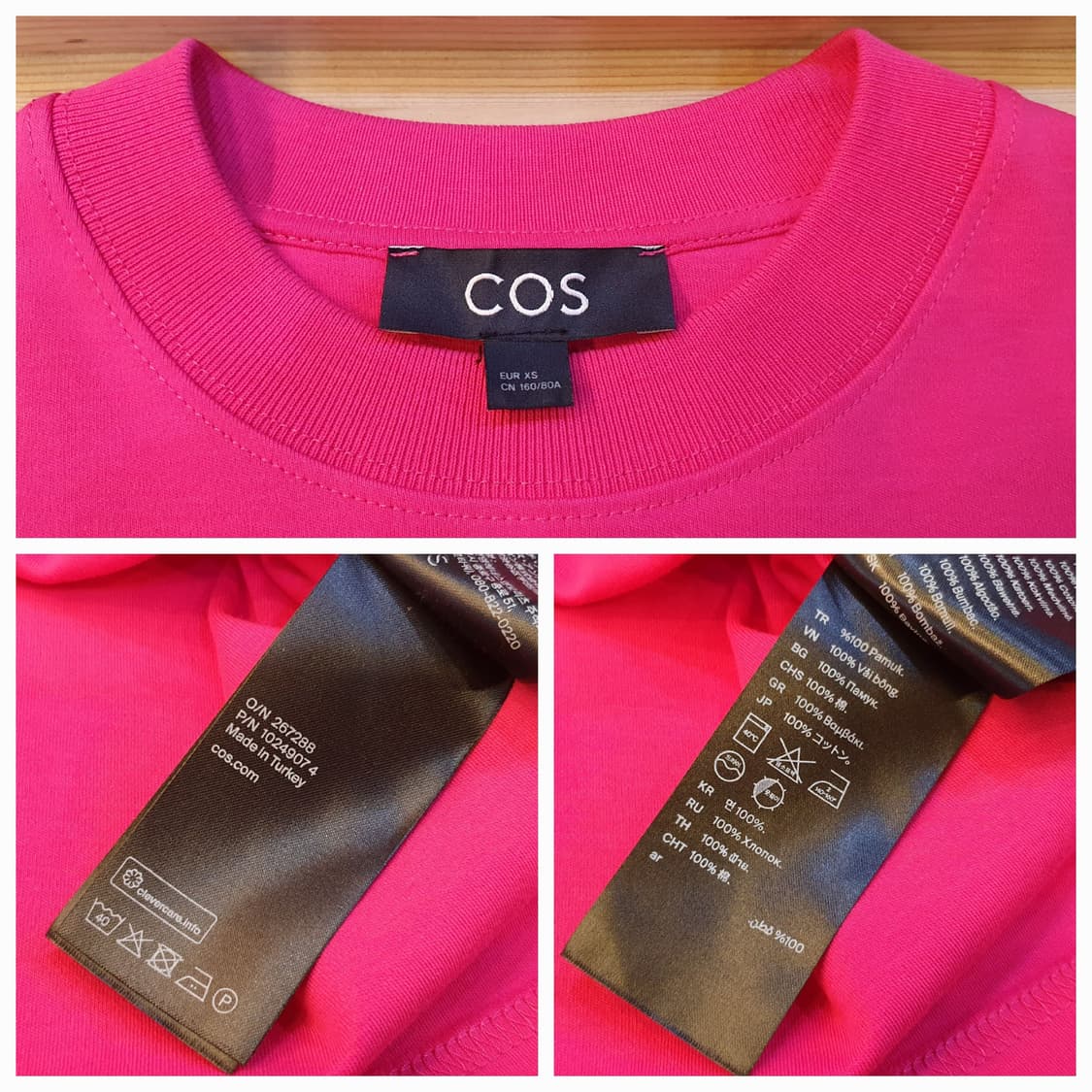 (새상품)55.COS 슬리브 긴팔티 상품이미지7