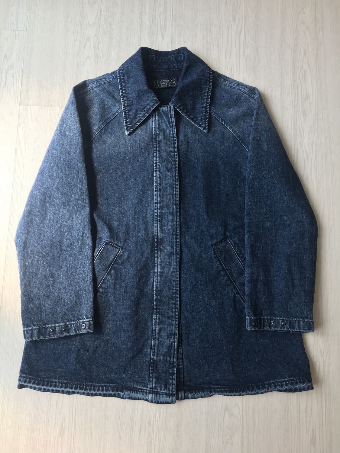 chowoo 조우 발마칸 코트 데님자켓 상품이미지1
