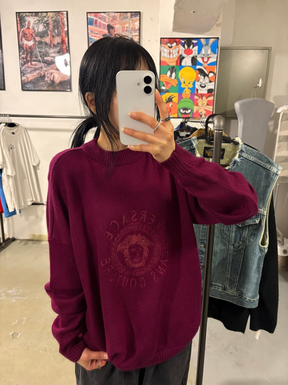 베르사체 90‘s 니트 상품이미지2