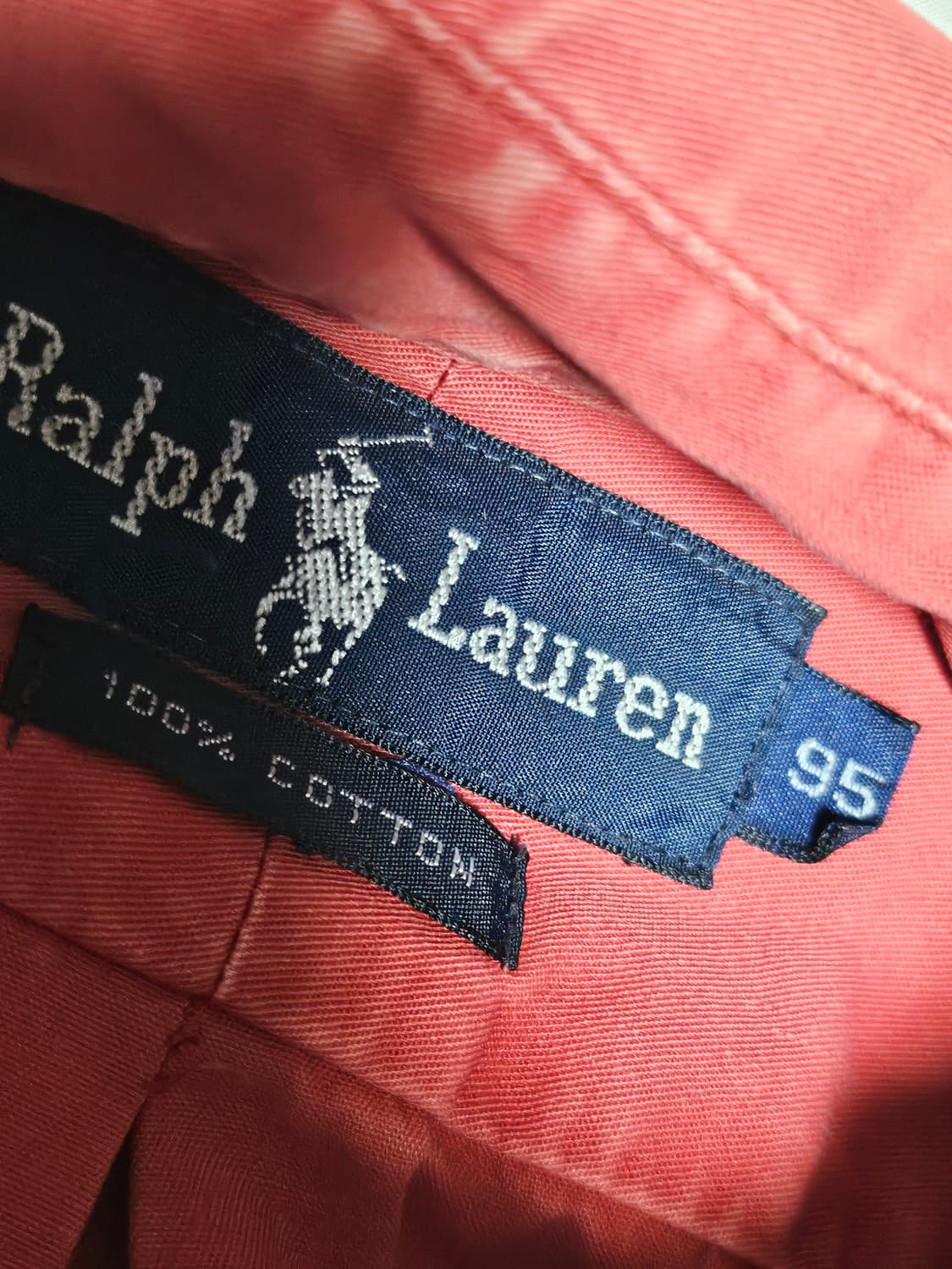 폴로랄프로렌 구형 국내생산 셔츠 버건디 95 상품이미지2