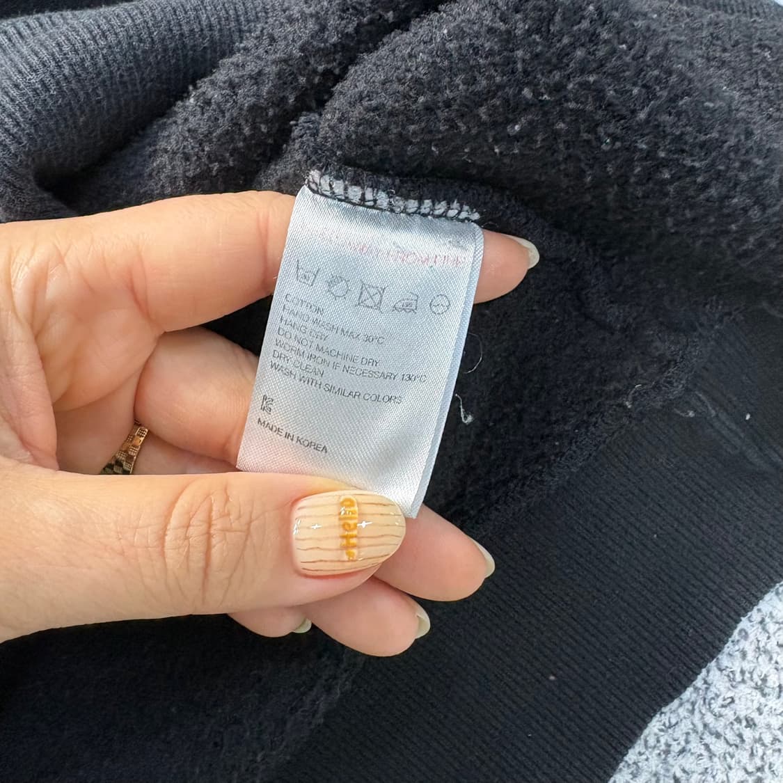 1 키르시 공용 기모 후드티 0331J 상품이미지4