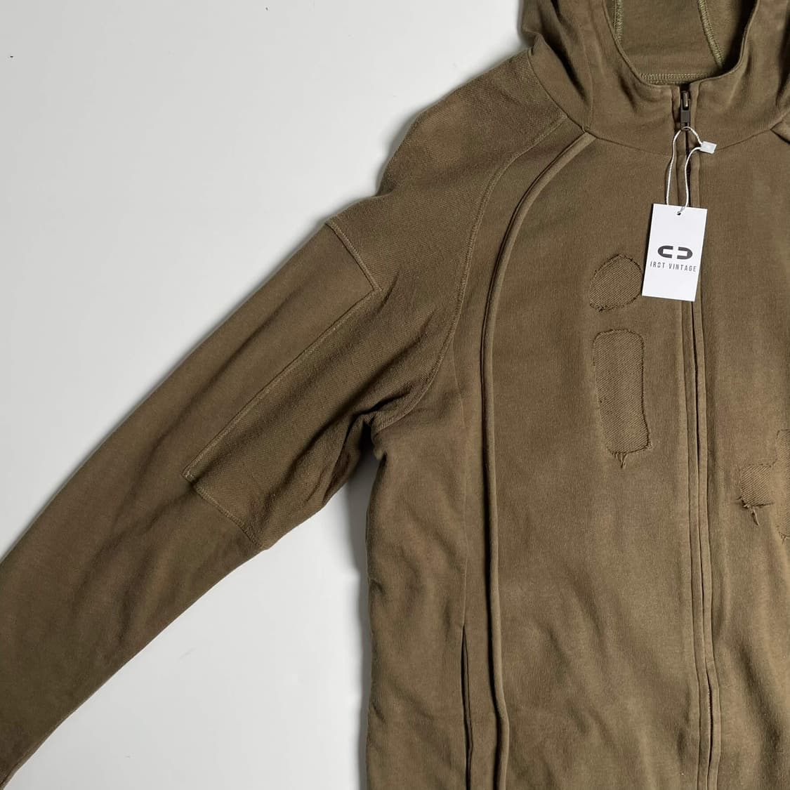 i+mu 리버스 져지 포인트 집업 후드 상품이미지3