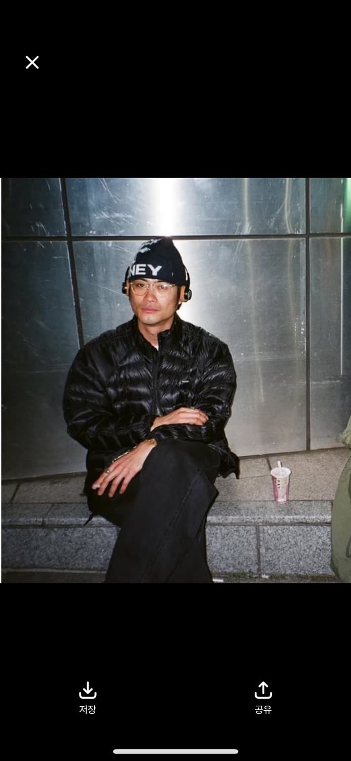 24SS 슈프림 마이크로다운 블랙 색상 L 상품이미지1