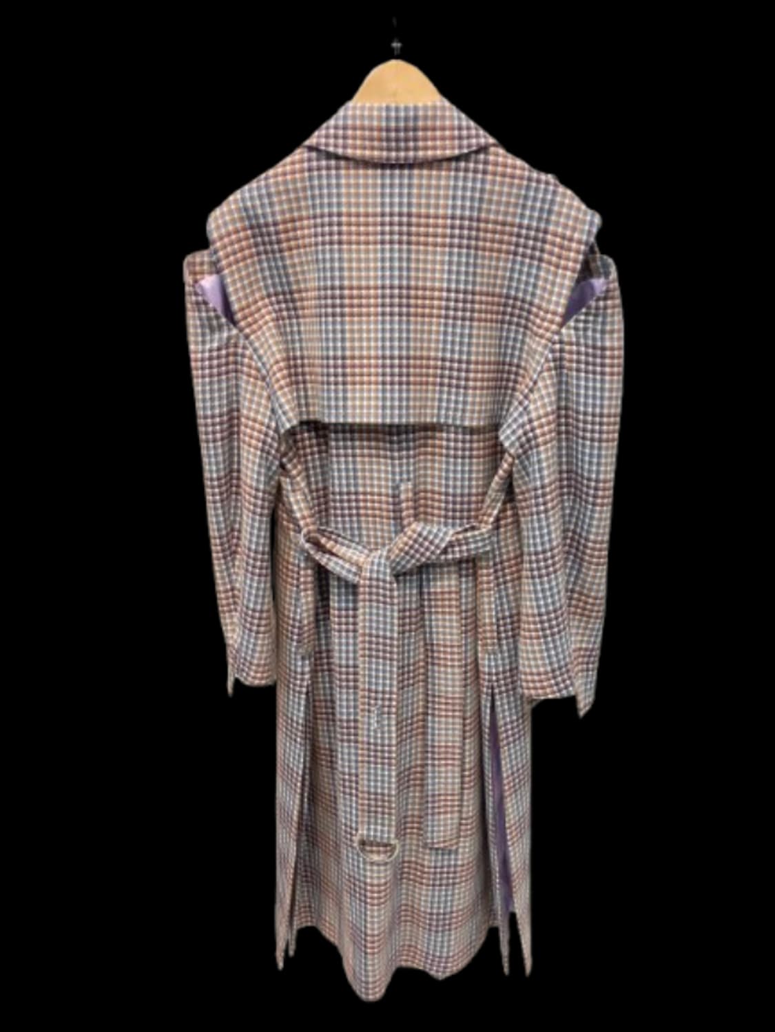 JUCY JUDY 체크 코트 85사이즈입니다(44) 상품이미지3