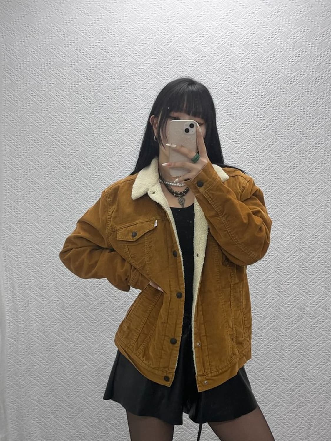 리바이스 양털 쉐르파 코듀로이 워크 자켓 L C09417 상품이미지1