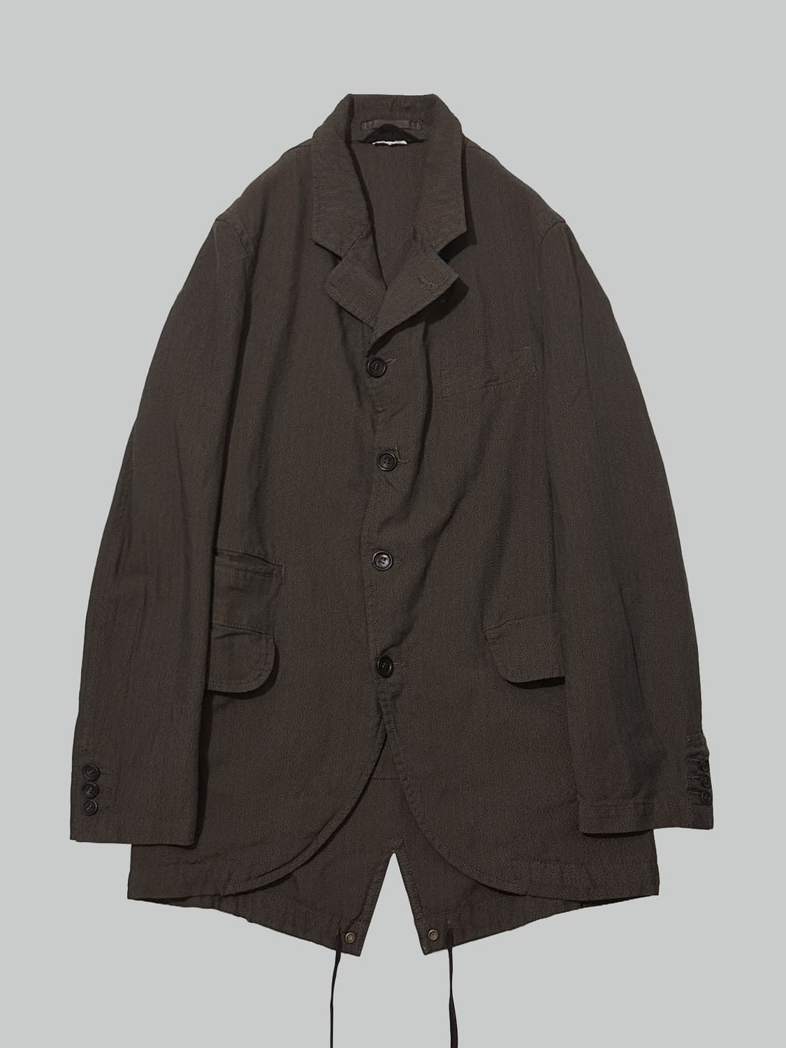 꼼데가르송 옴므 듀스 축융 폴리 피쉬테일 블레이저 상품이미지2