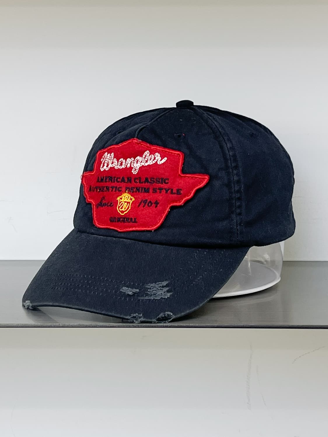 랭글러 데미지드 볼 캡 상품이미지1