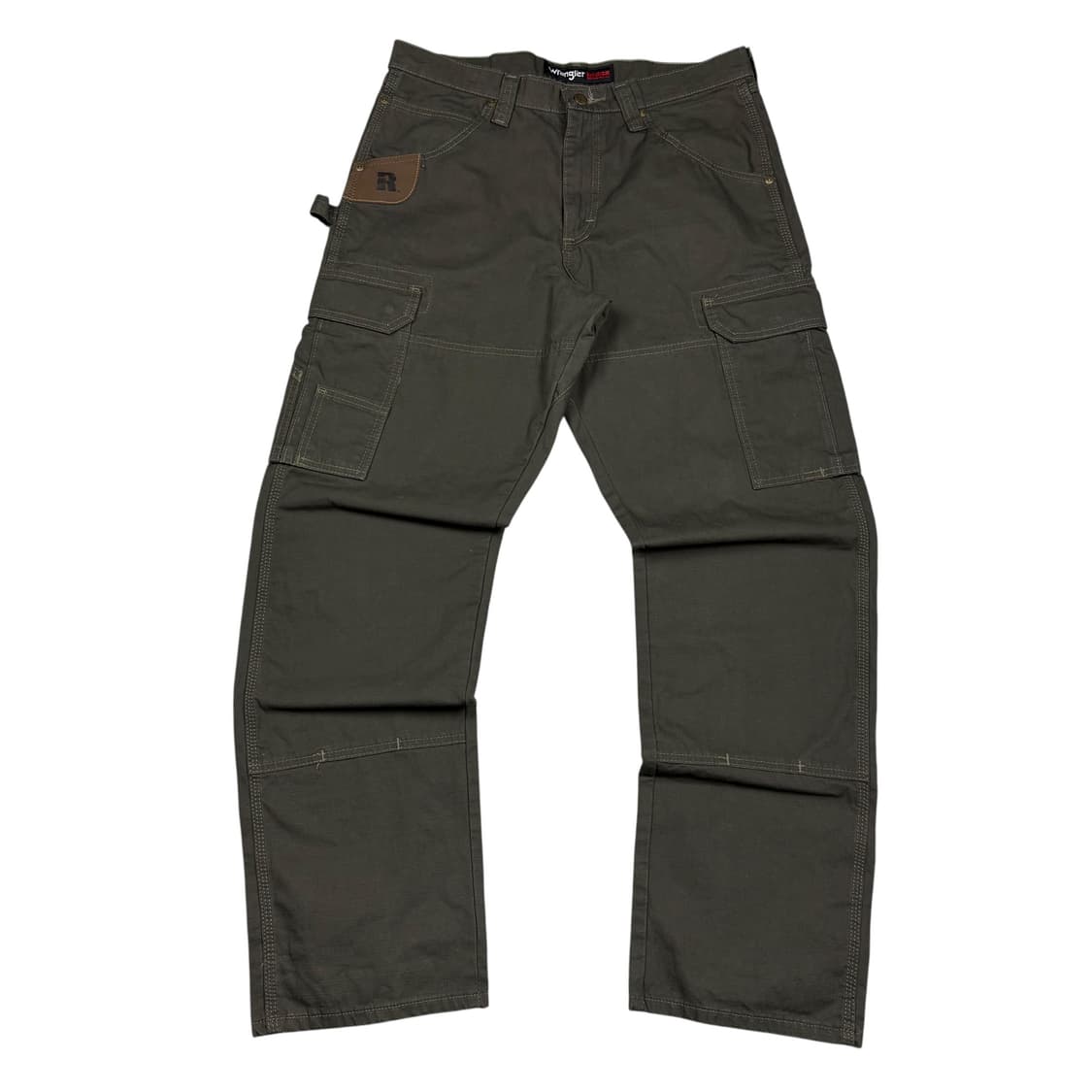 랭글러 카키컬러 카펜터 립스탑 카고 팬츠 상품이미지3