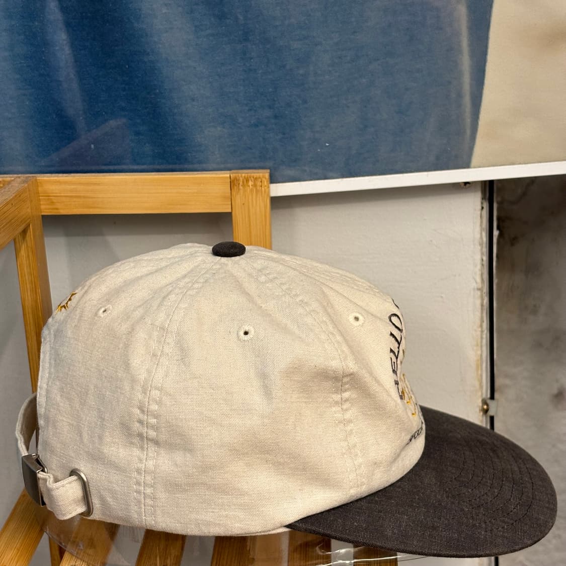 헬로 선라이즈 아치 로고 6패널 캡 OS 상품이미지4