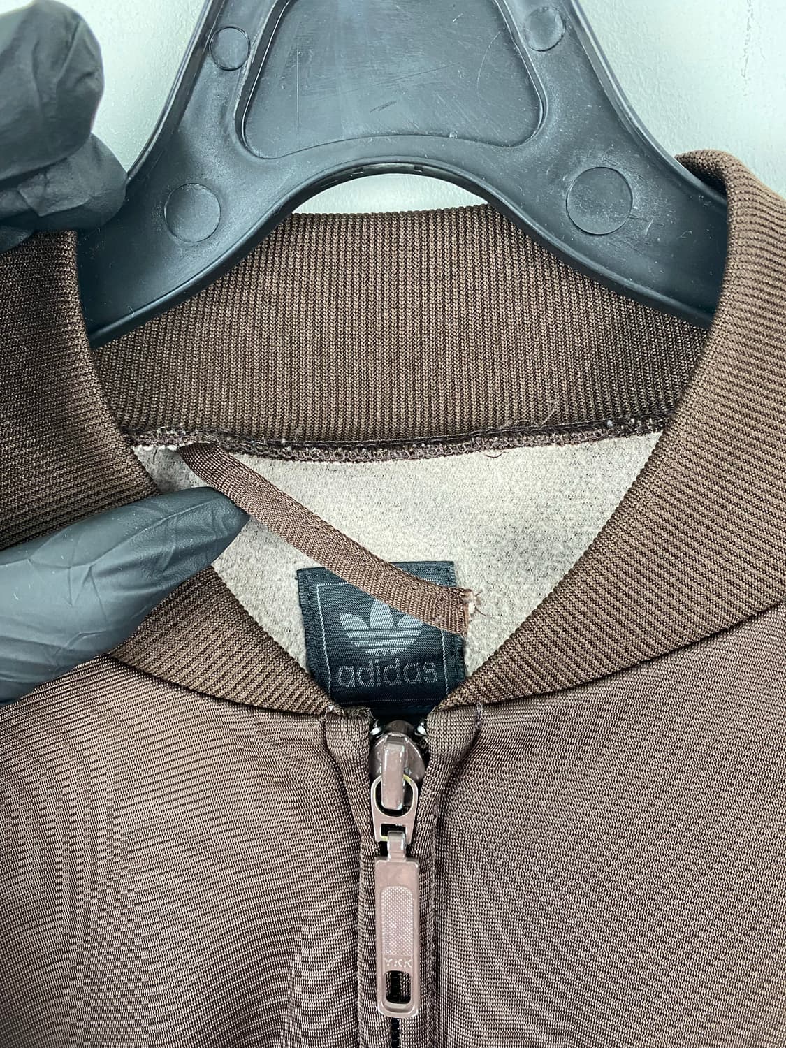 아디다스 브라운핑크 크롭 트랙탑 져지 XS <545> 상품이미지5