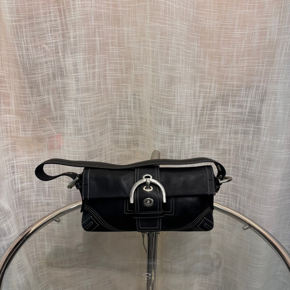 정품 코치 버클 숄더백     상품이미지1