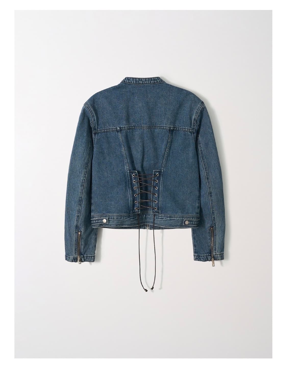 RHEME 리임 크롭 데님자켓 빈티지블루 상품이미지1