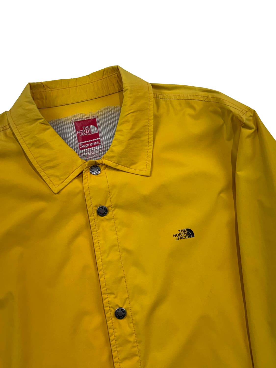 슈프림 x 노스페이스 패커블 코치 자켓 옐로우 상품이미지3
