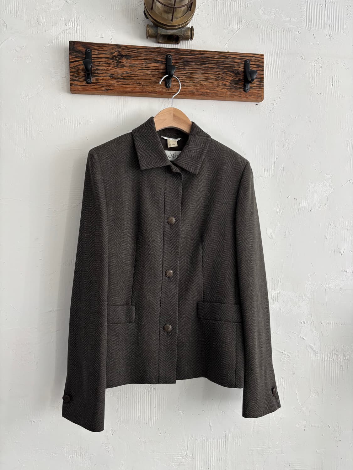 Max Mara 막스마라 딥그레이 투피스 정장 셋업 상품이미지5