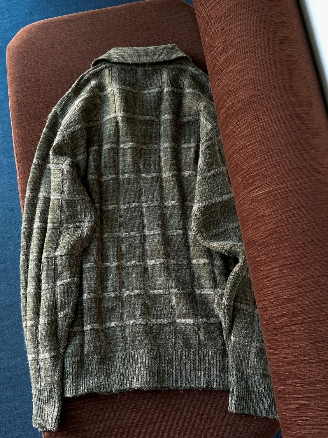 Brushed fabric pattern polo knit 상품이미지6