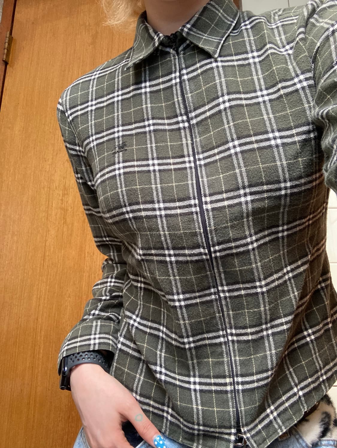 burberry blue label 집업 자켓 상품이미지1