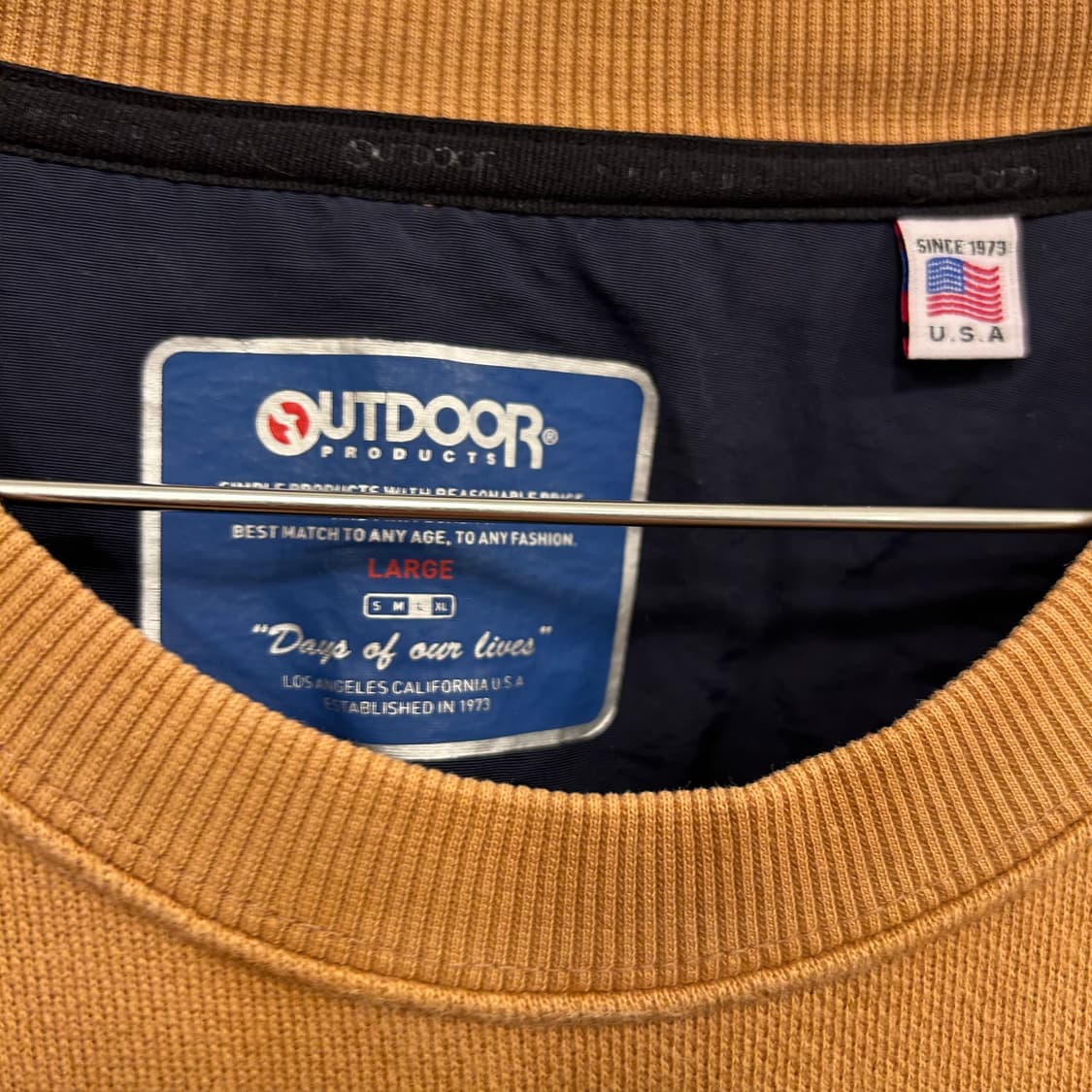 아웃도어 프로덕트 헤비코튼 오버핏 맨투맨 상품이미지3