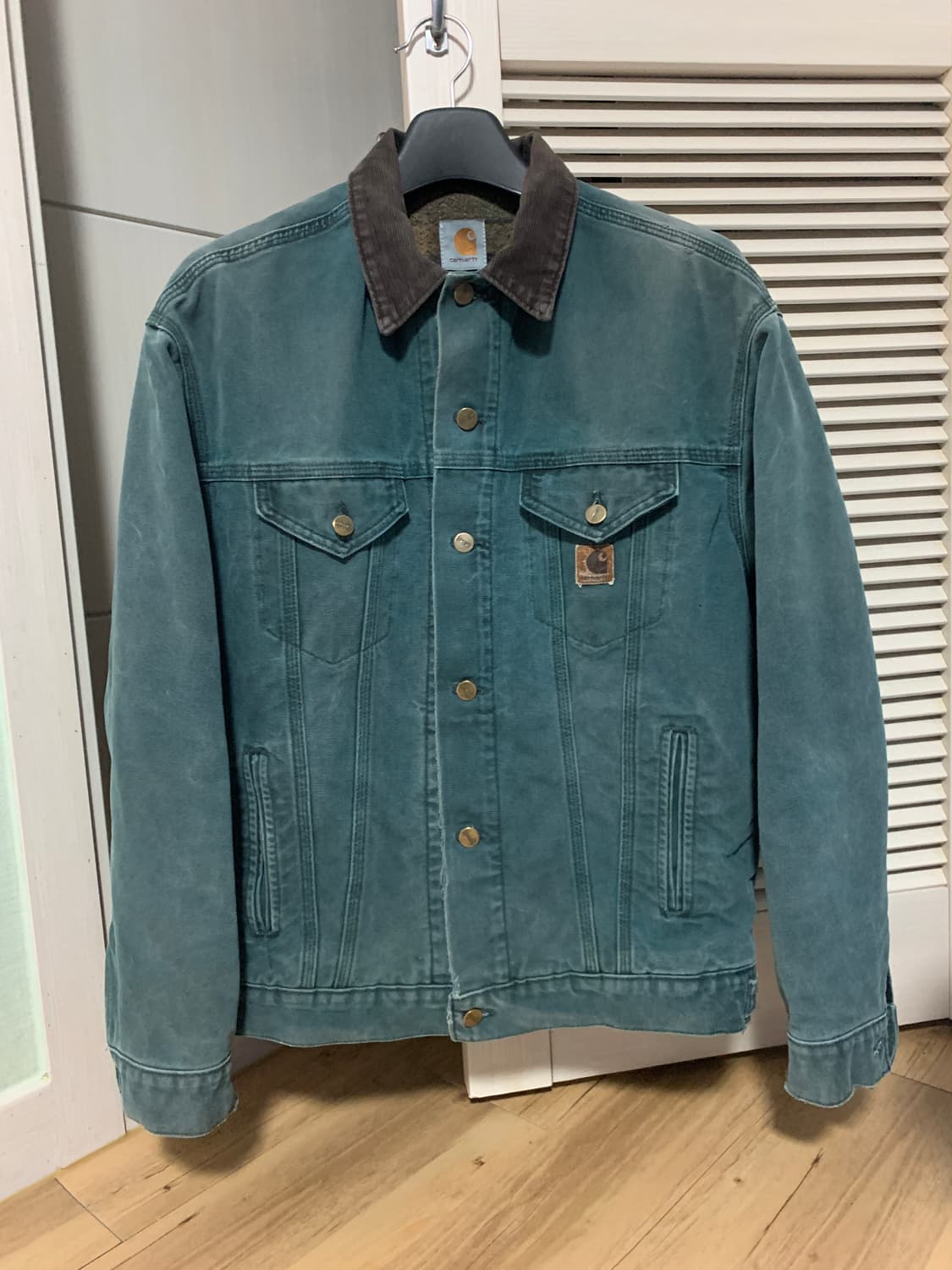 칼하트 90s J10 트러커 덕자켓 헌터그린 해 상품이미지3