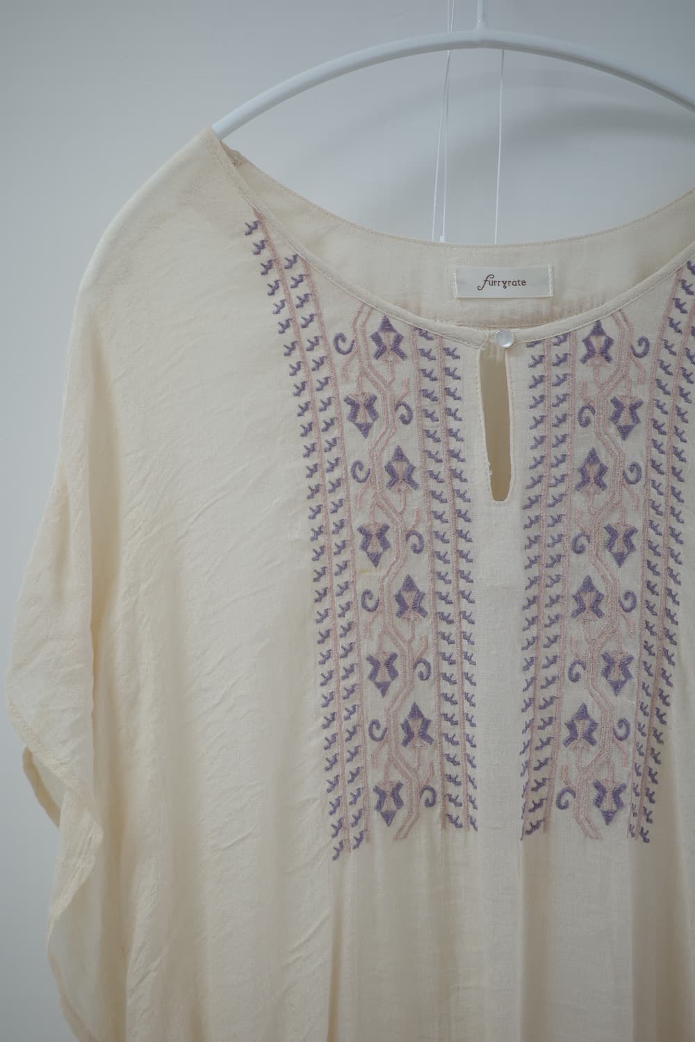 Light peach hippy blouse 상품이미지6