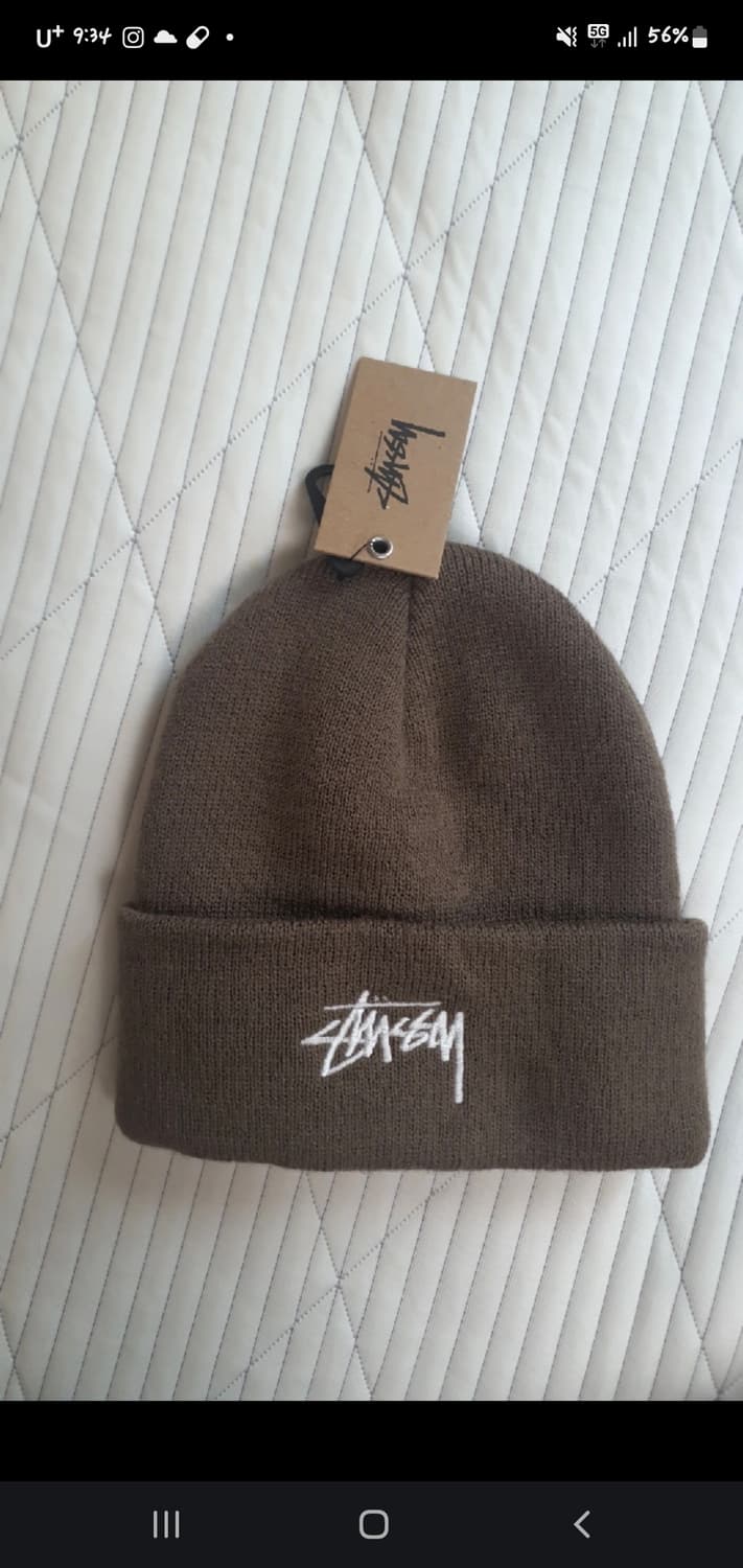 스투시 브라운 비니 상품이미지1