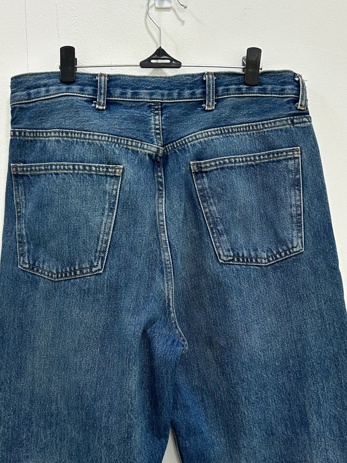 자라 ZARA 레귤러 테이퍼드핏 데님 팬츠 청바지 와이드 상품이미지4