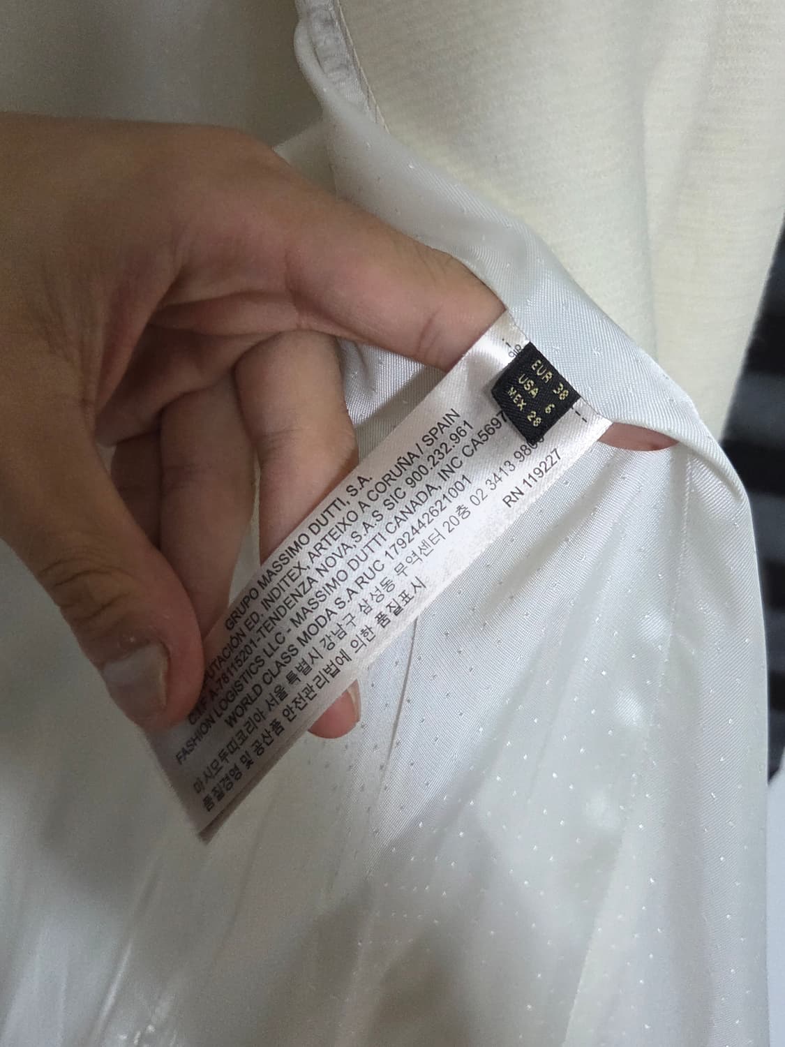 [마시모두띠] 싱글 버튼 테일러드 블레이저 자켓 | 00161 상품이미지4