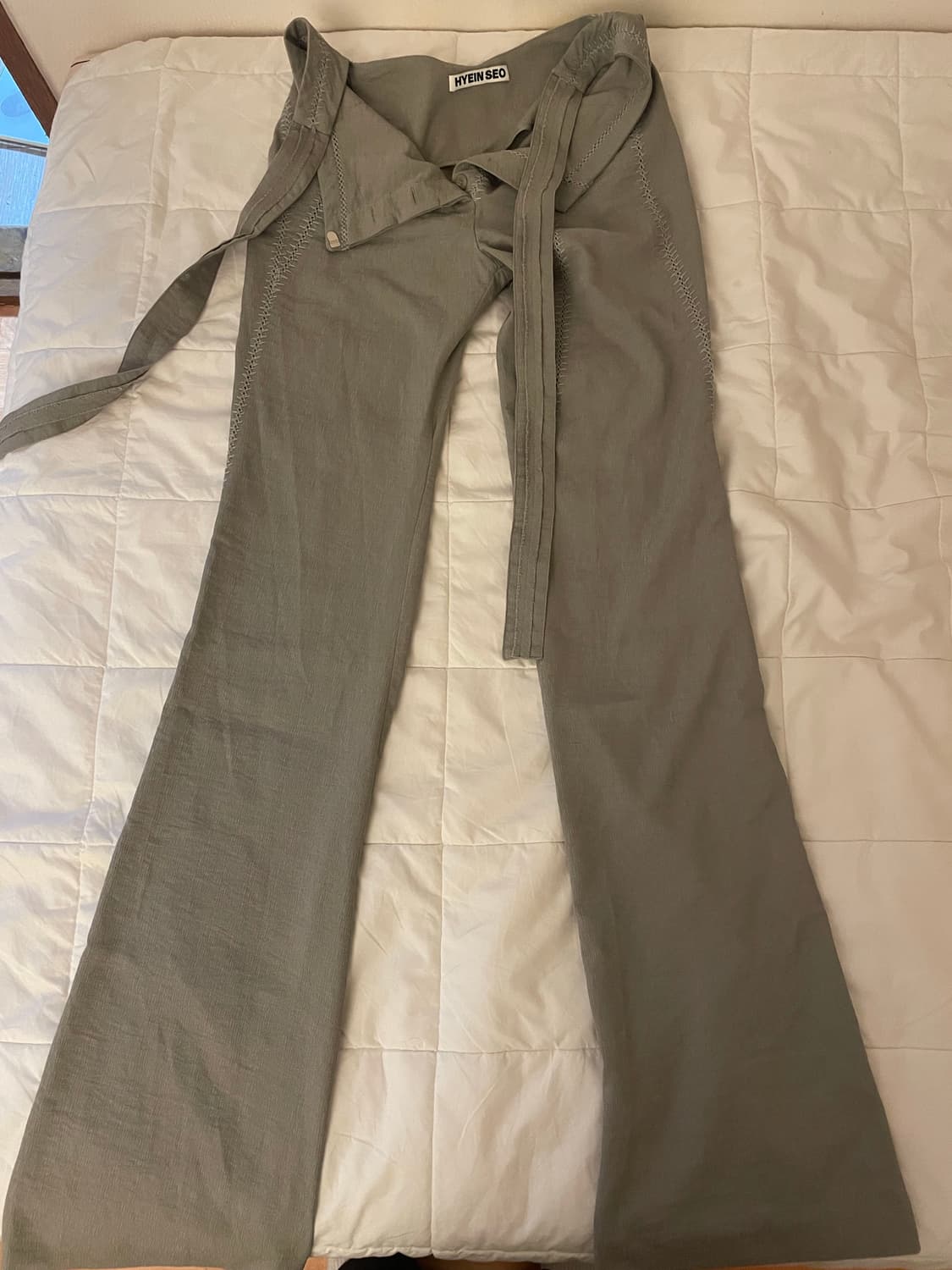 혜인서 부츠컷 크로스 스티치 팬츠 01 상품이미지2