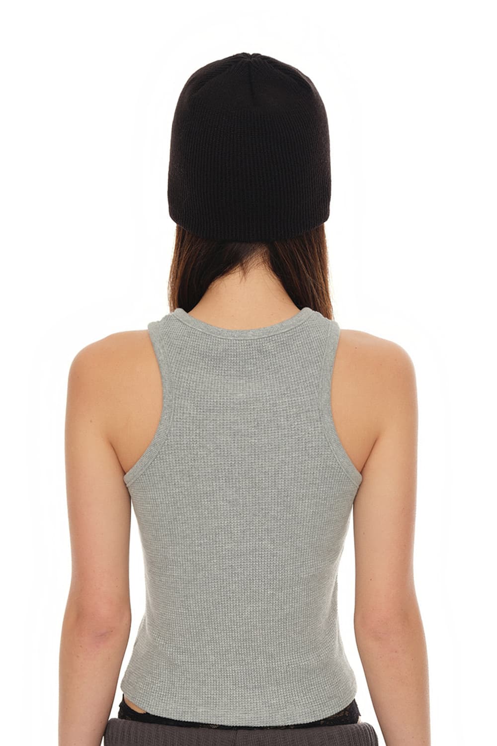 toomuchtax cowgirl label beanie (black) 상품이미지2